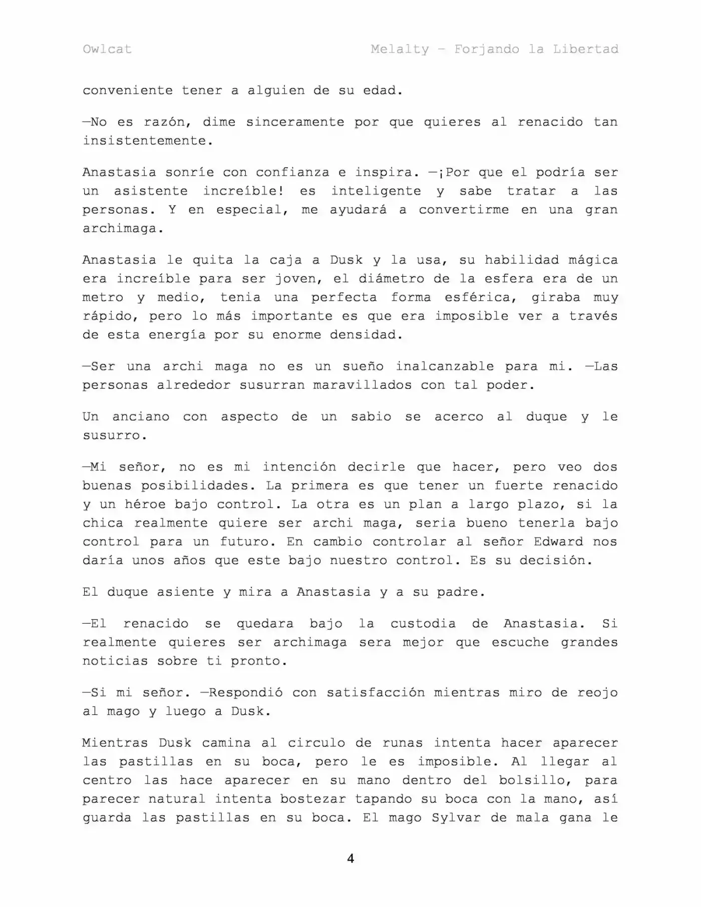 Melalty - Forjando La Libertad (Novela) - Capítulo 31 - Página 5 - LectorTMOo