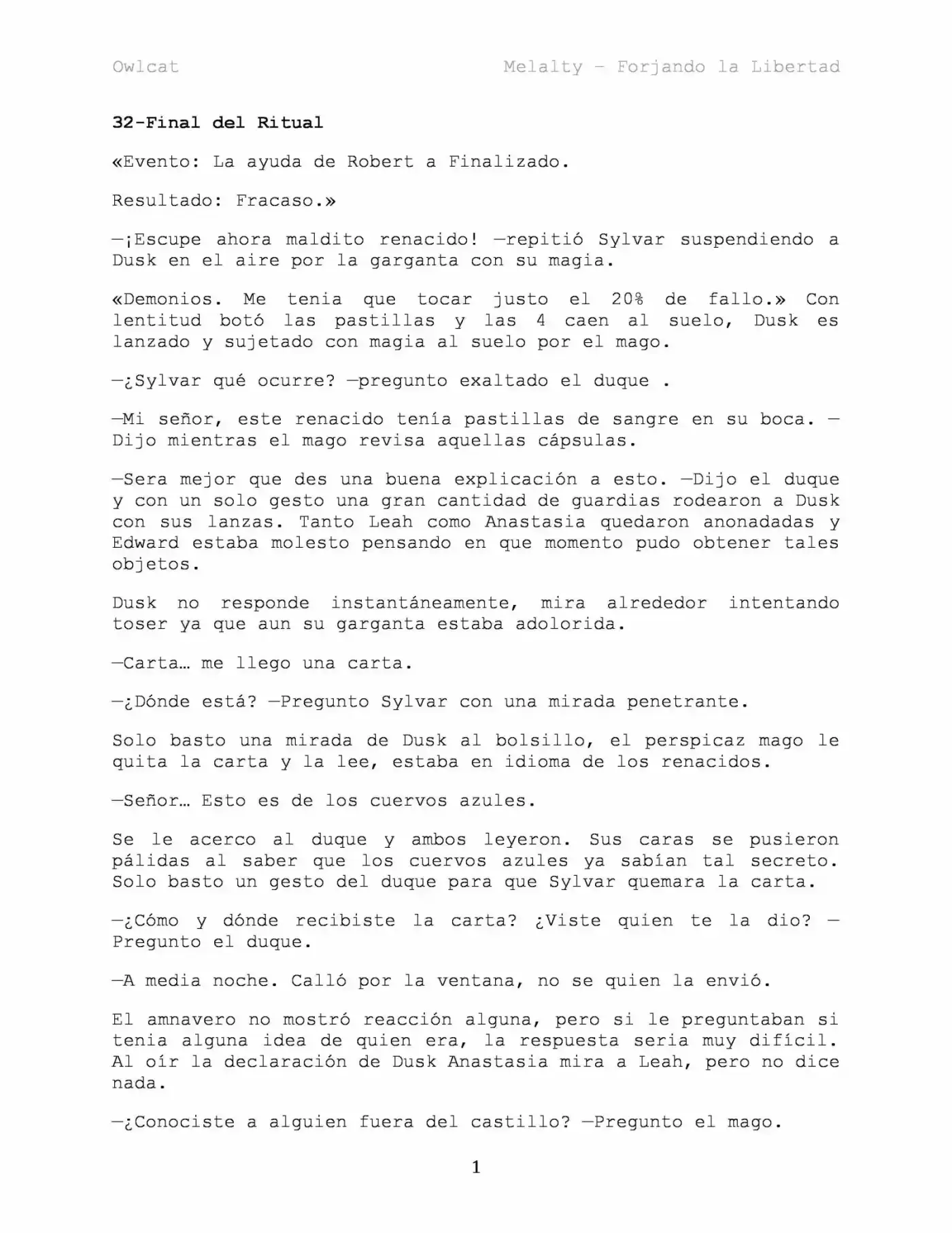 Melalty - Forjando La Libertad (Novela) - Capítulo 32 - Página 2 - LectorTMOo