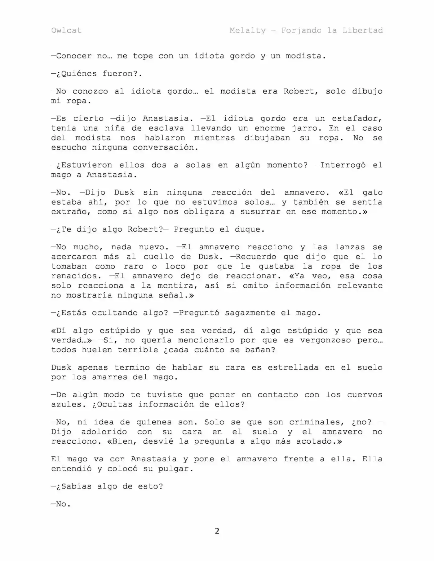 Melalty - Forjando La Libertad (Novela) - Capítulo 32 - Página 3 - LectorTMOo