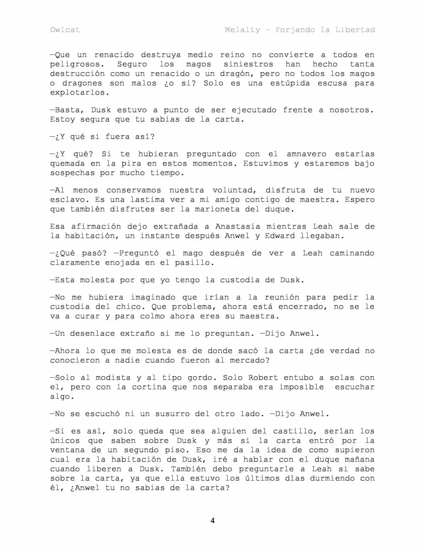 Melalty - Forjando La Libertad (Novela) - Capítulo 32 - Página 5 - LectorTMOo