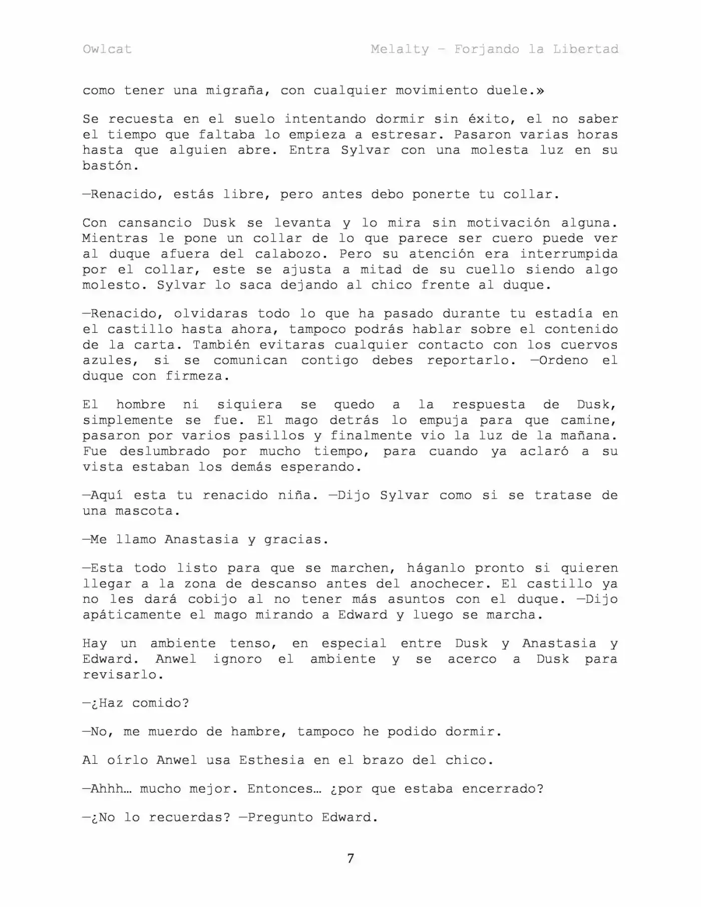 Melalty - Forjando La Libertad (Novela) - Capítulo 32 - Página 8 - LectorTMOo