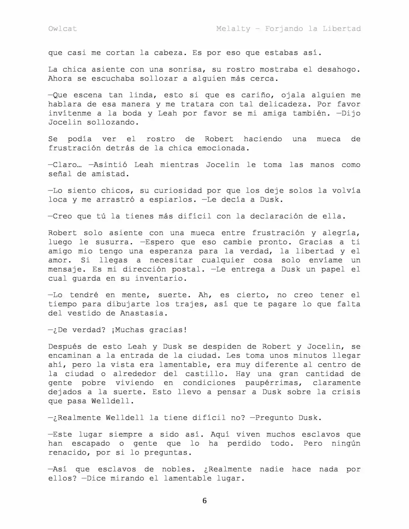 Melalty - Forjando La Libertad (Novela) - Capítulo 33 - Página 7 - LectorTMOo