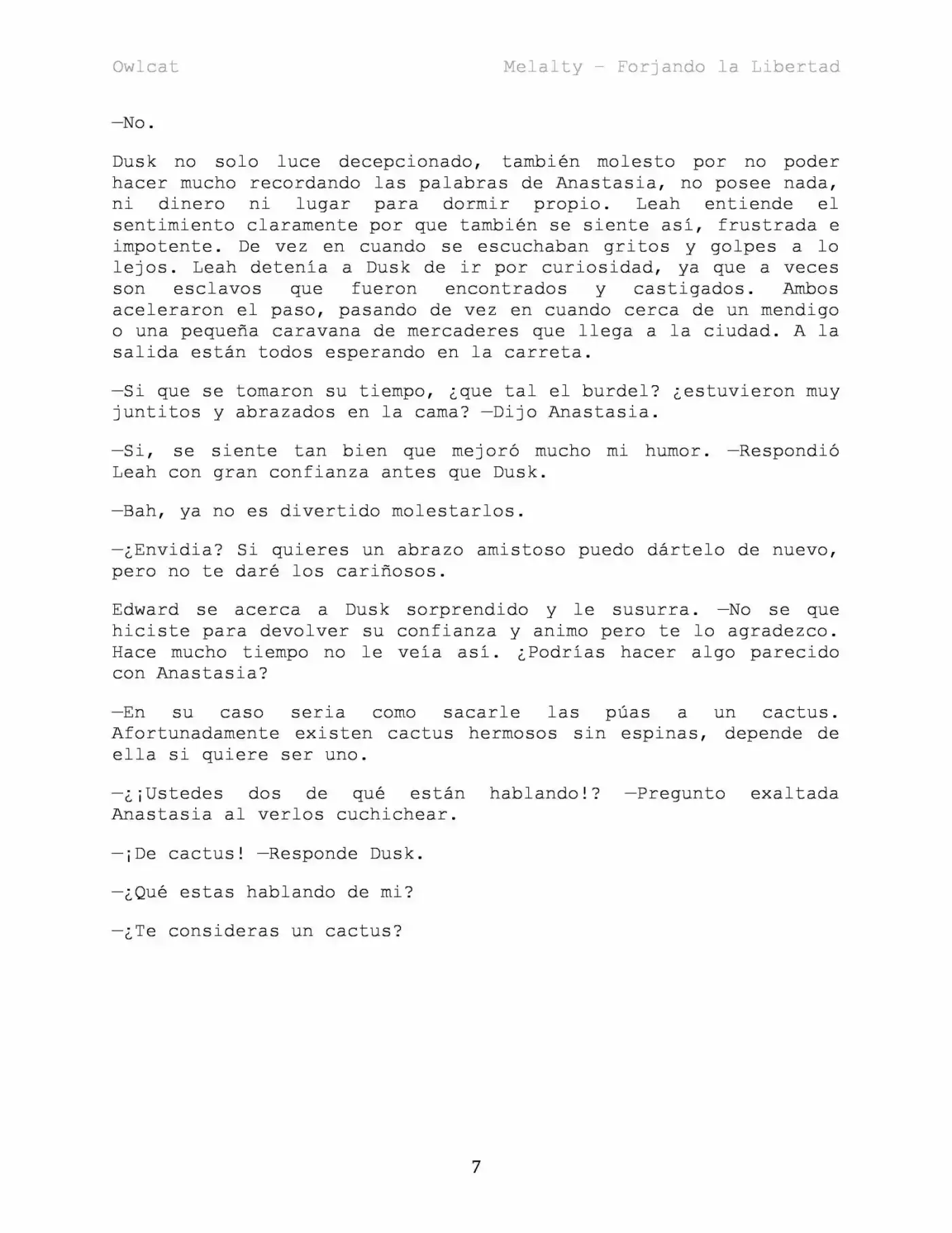 Melalty - Forjando La Libertad (Novela) - Capítulo 33 - Página 8 - LectorTMOo