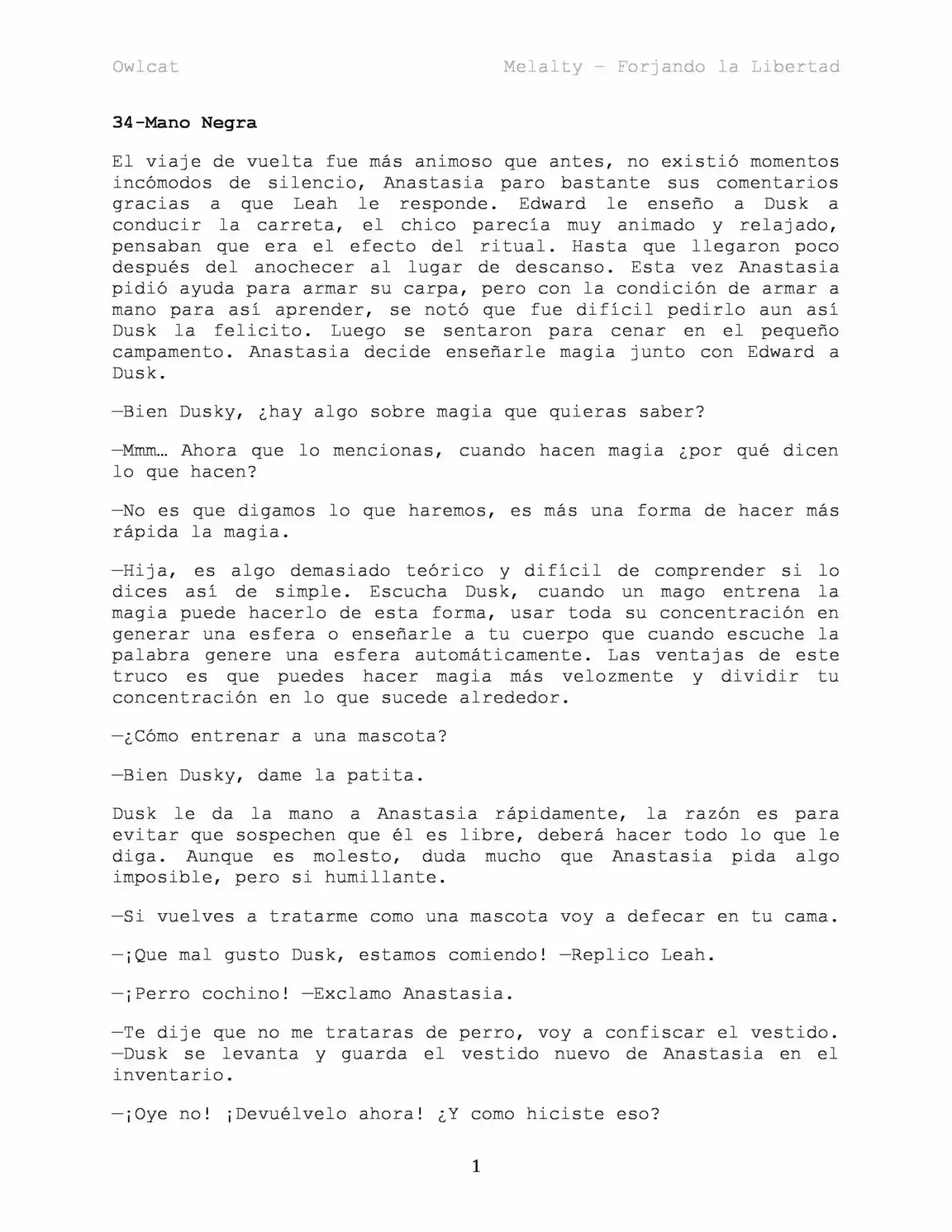 Melalty - Forjando La Libertad (Novela) - Capítulo 34 - Página 2 - LectorTMOo