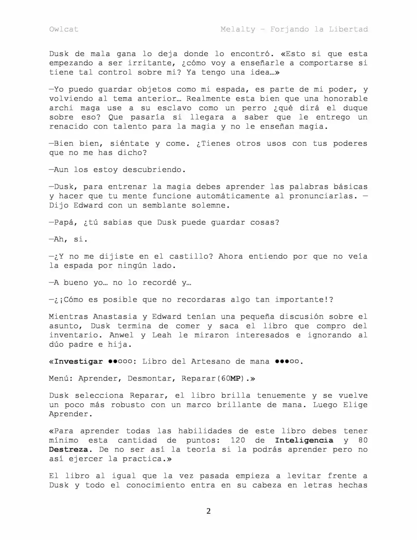 Melalty - Forjando La Libertad (Novela) - Capítulo 34 - Página 3 - LectorTMOo