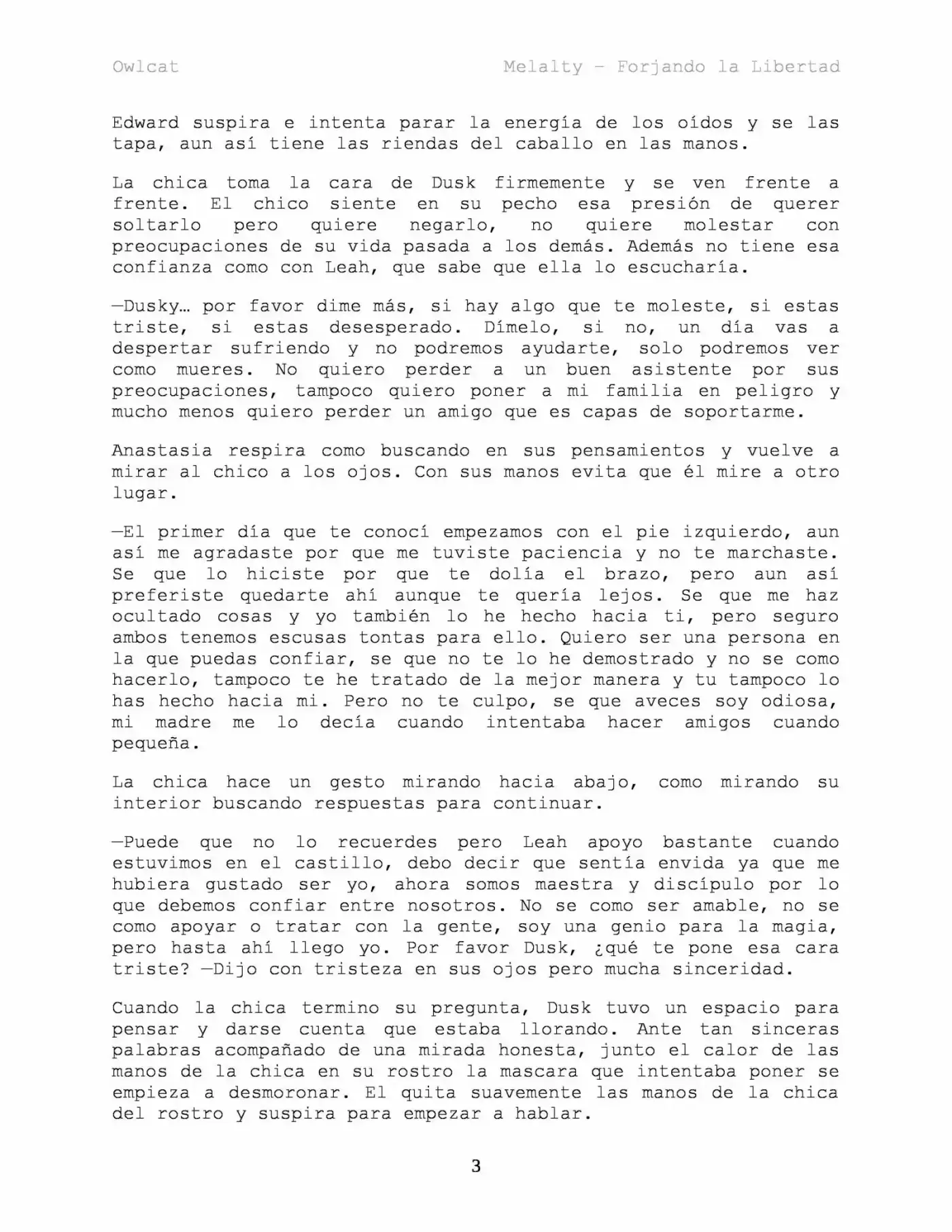 Melalty - Forjando La Libertad (Novela) - Capítulo 35 - Página 4 - LectorTMOo