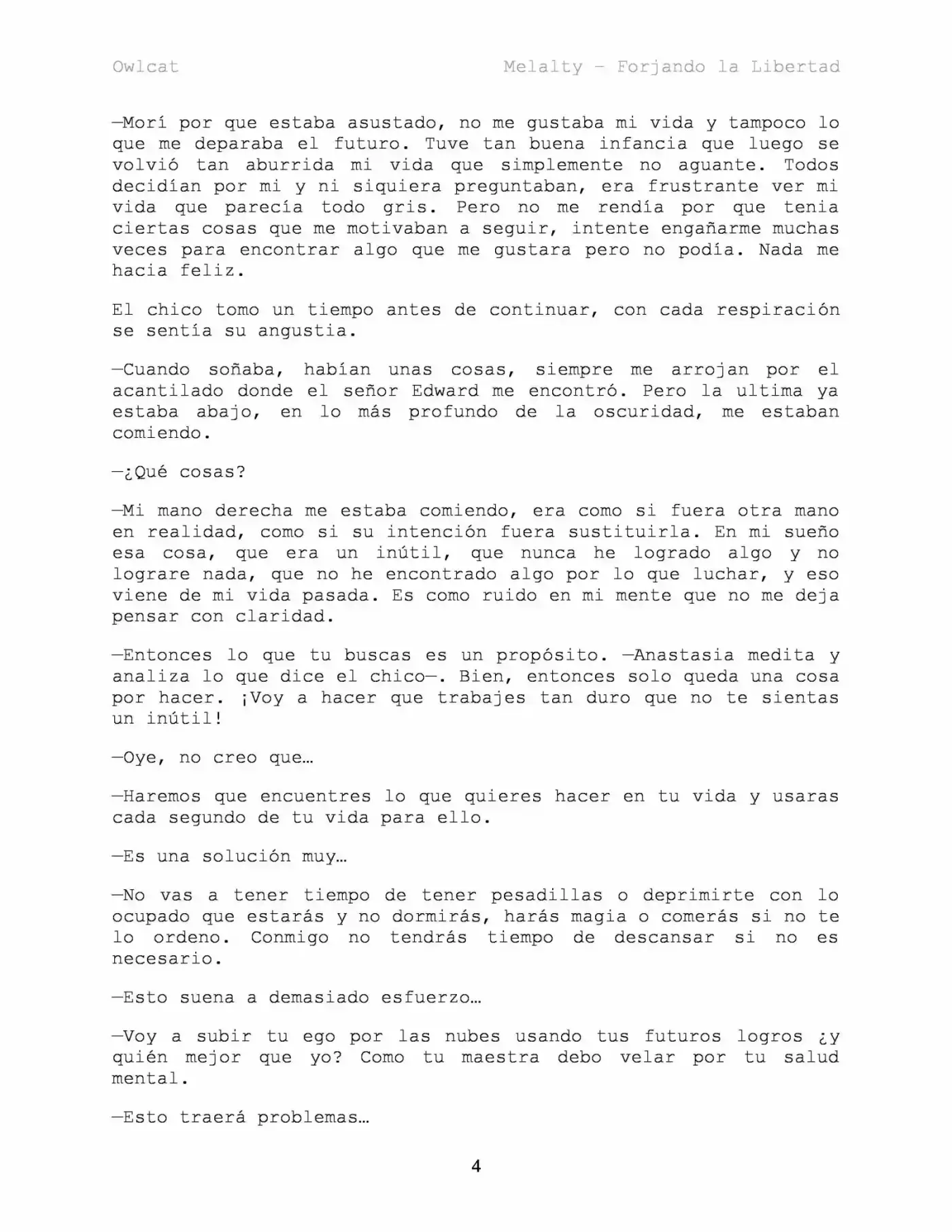 Melalty - Forjando La Libertad (Novela) - Capítulo 35 - Página 5 - LectorTMOo