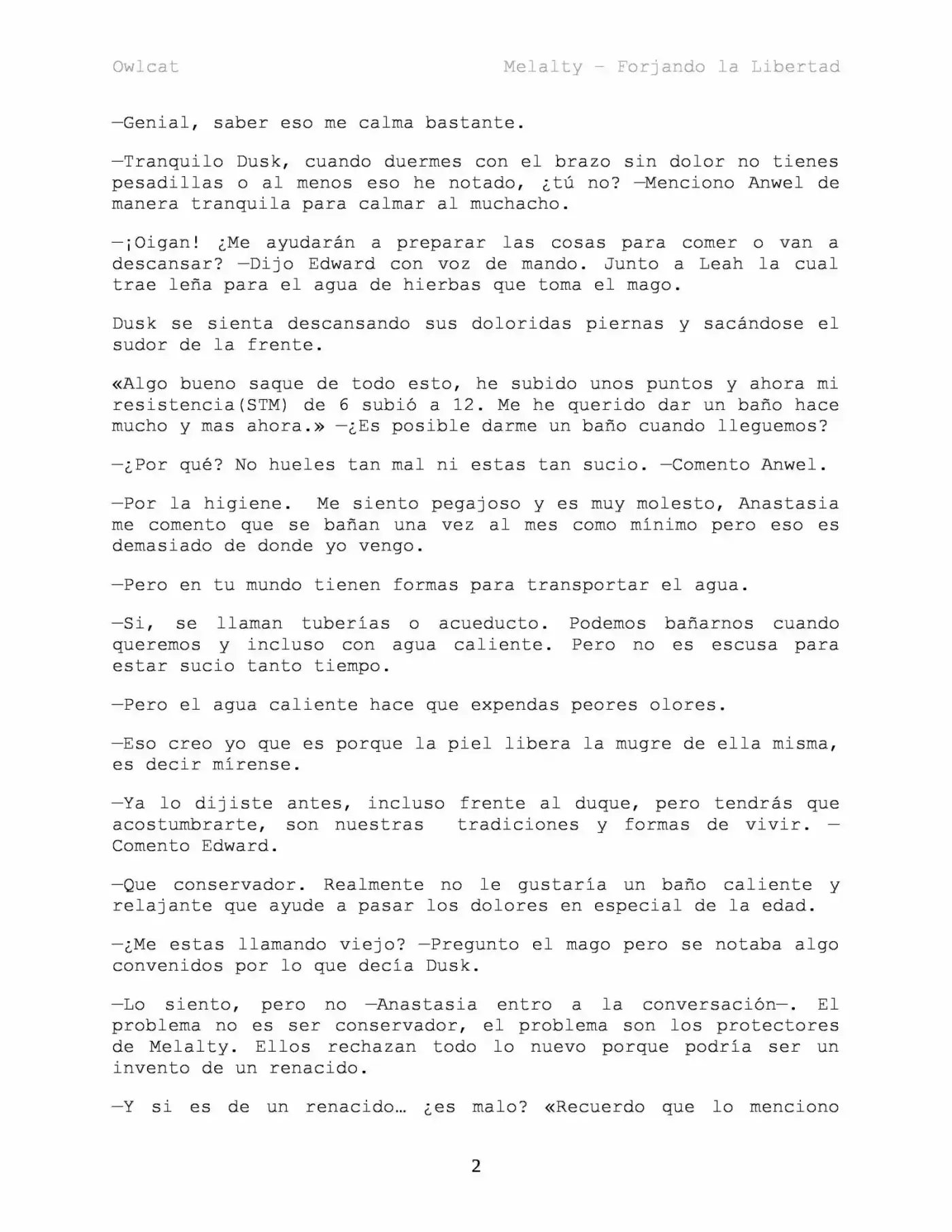 Melalty - Forjando La Libertad (Novela) - Capítulo 36 - Página 3 - LectorTMOo