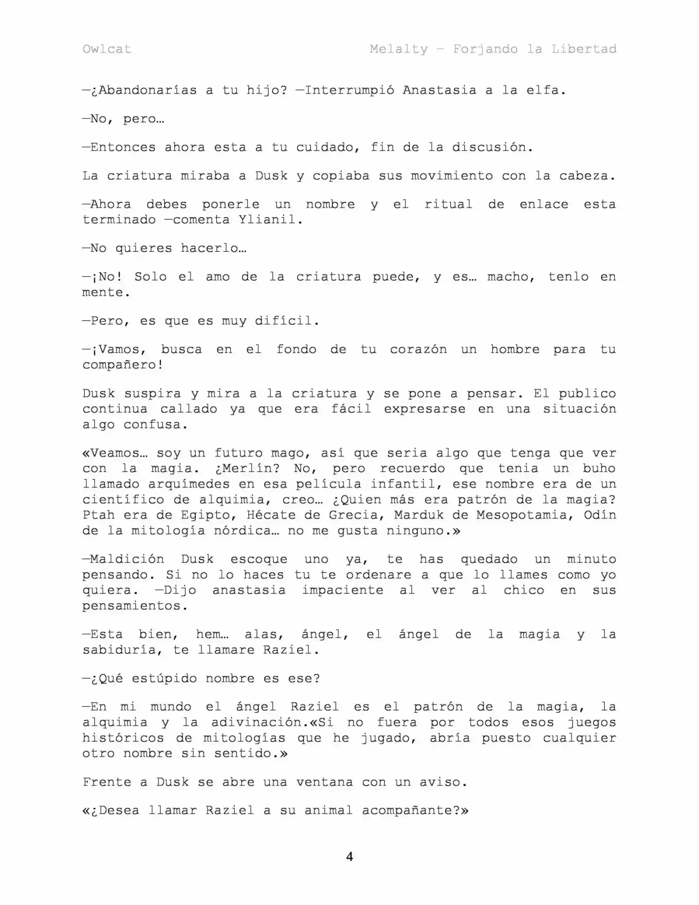 Melalty - Forjando La Libertad (Novela) - Capítulo 37 - Página 5 - LectorTMOo