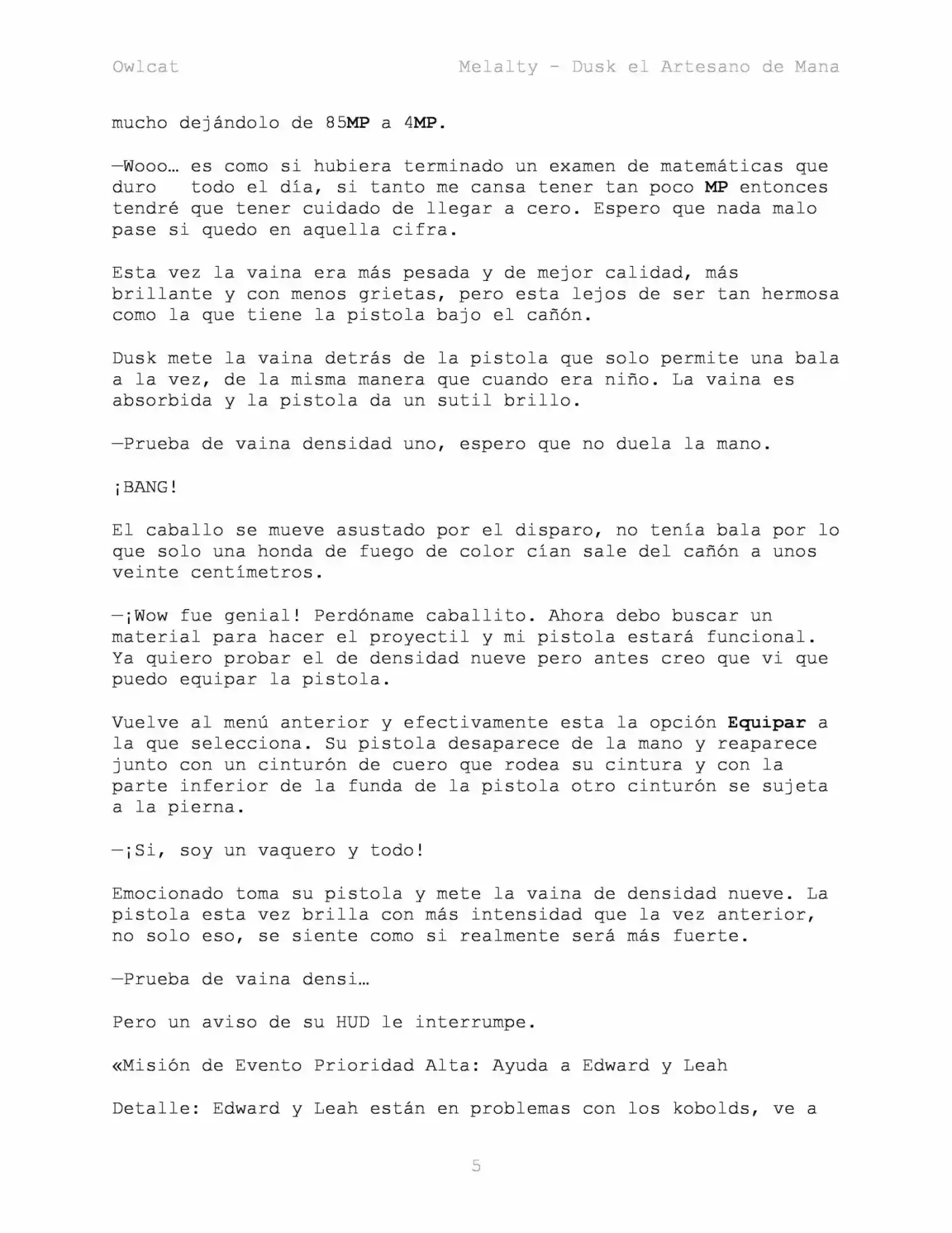 Melalty - Forjando La Libertad (Novela) - Capítulo 4 - Página 5 - LectorTMOo