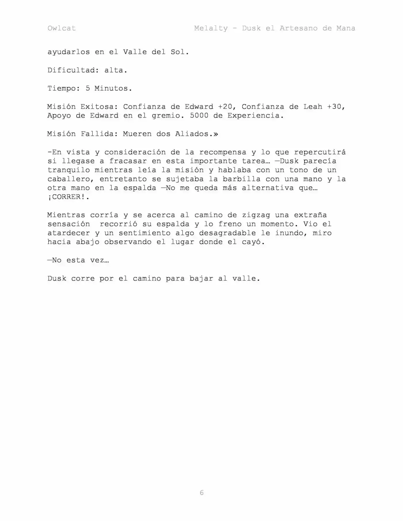 Melalty - Forjando La Libertad (Novela) - Capítulo 4 - Página 6 - LectorTMOo