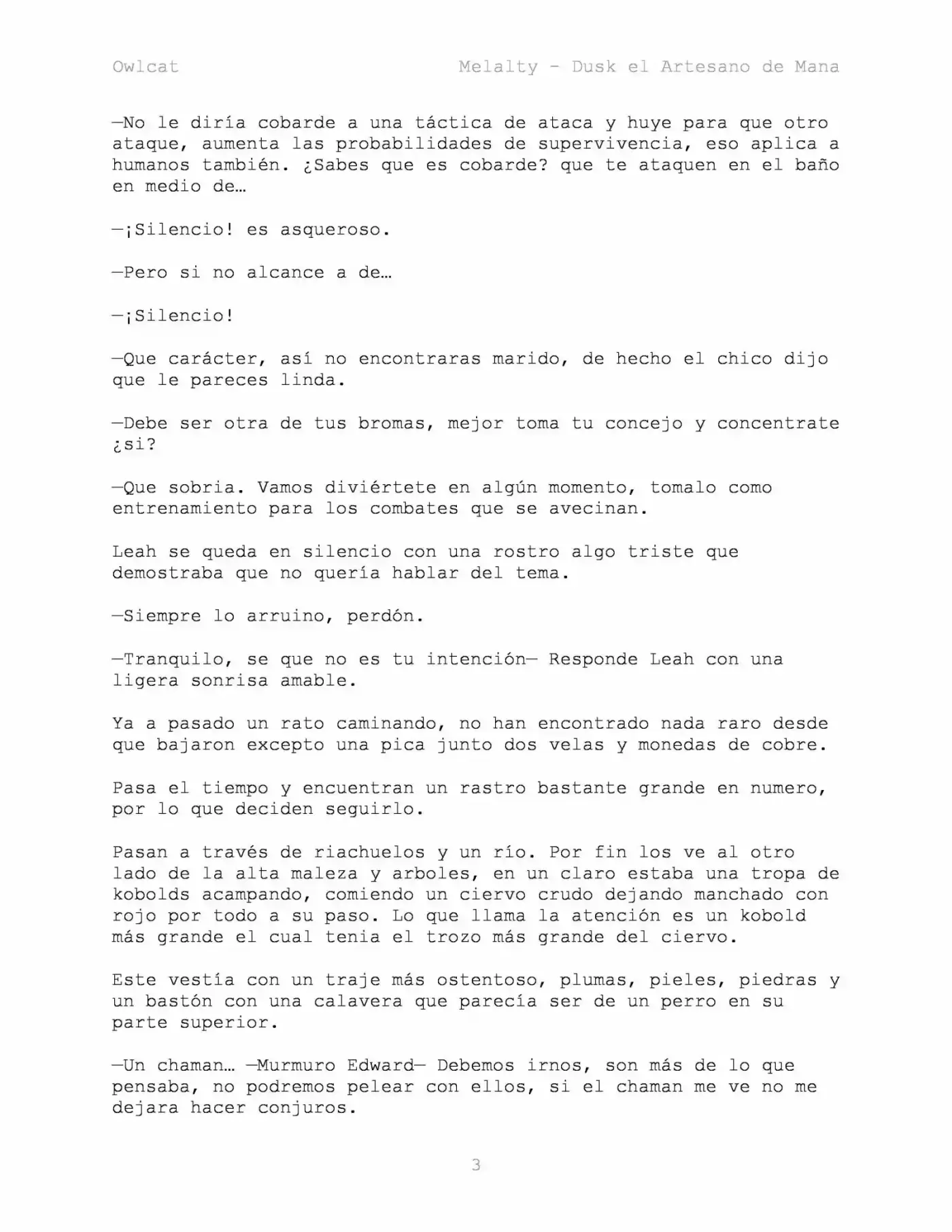 Melalty - Forjando La Libertad (Novela) - Capítulo 5 - Página 3 - LectorTMOo