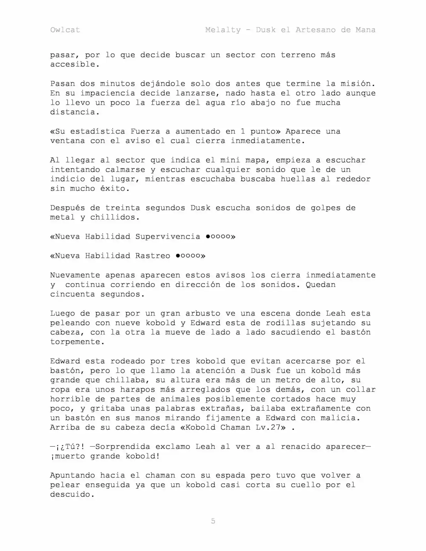 Melalty - Forjando La Libertad (Novela) - Capítulo 5 - Página 5 - LectorTMOo