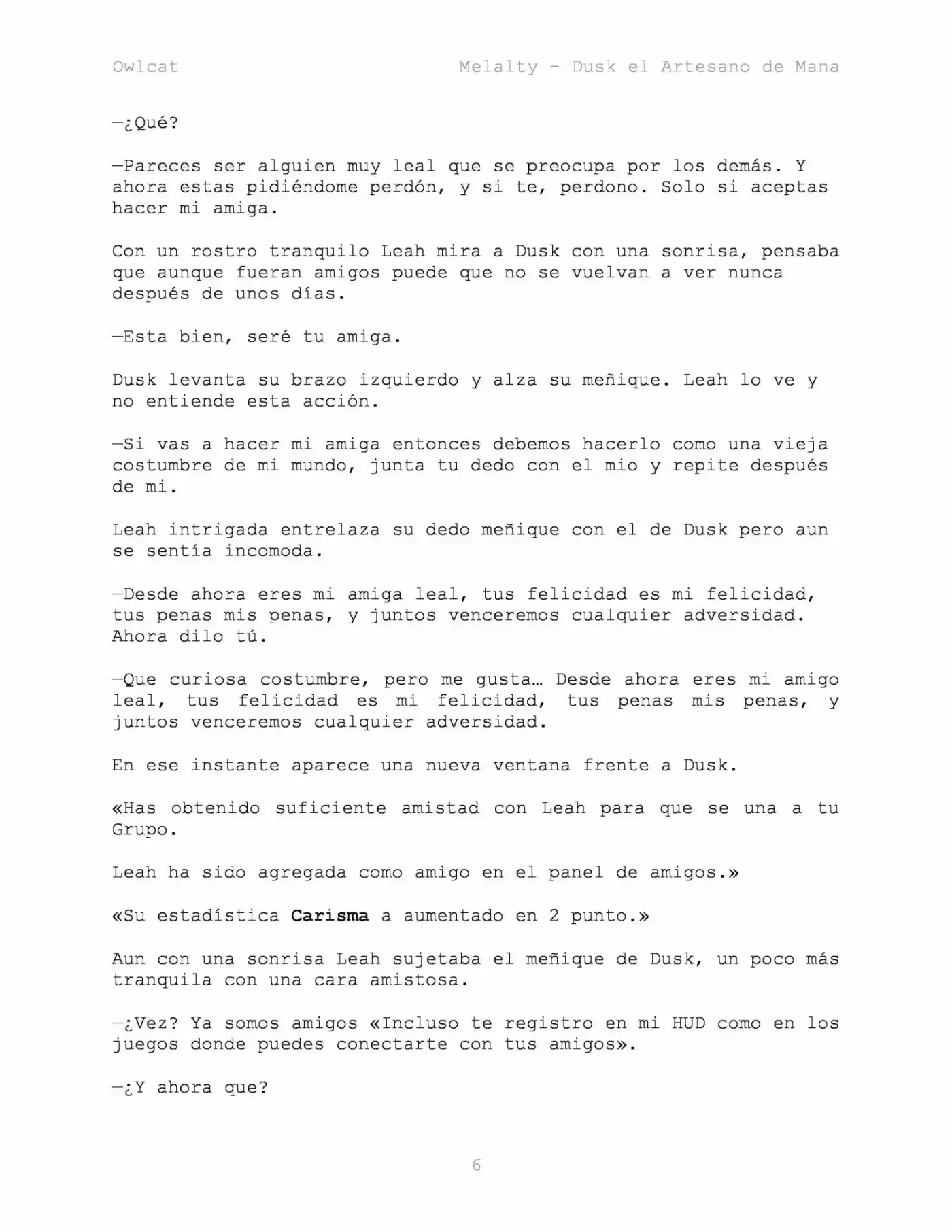 Melalty - Forjando La Libertad (Novela) - Capítulo 9 - Página 6 - LectorTMOo