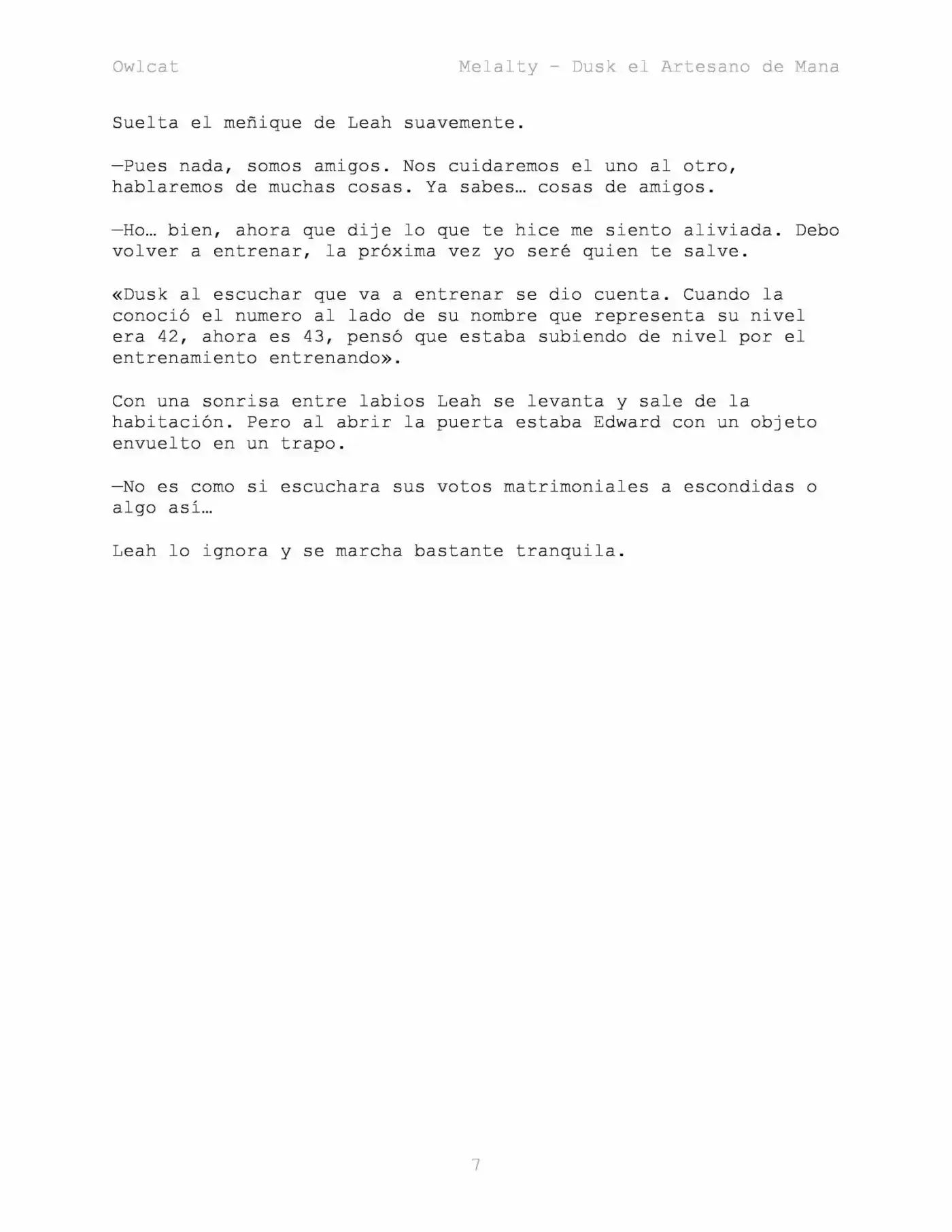 Melalty - Forjando La Libertad (Novela) - Capítulo 9 - Página 7 - LectorTMOo