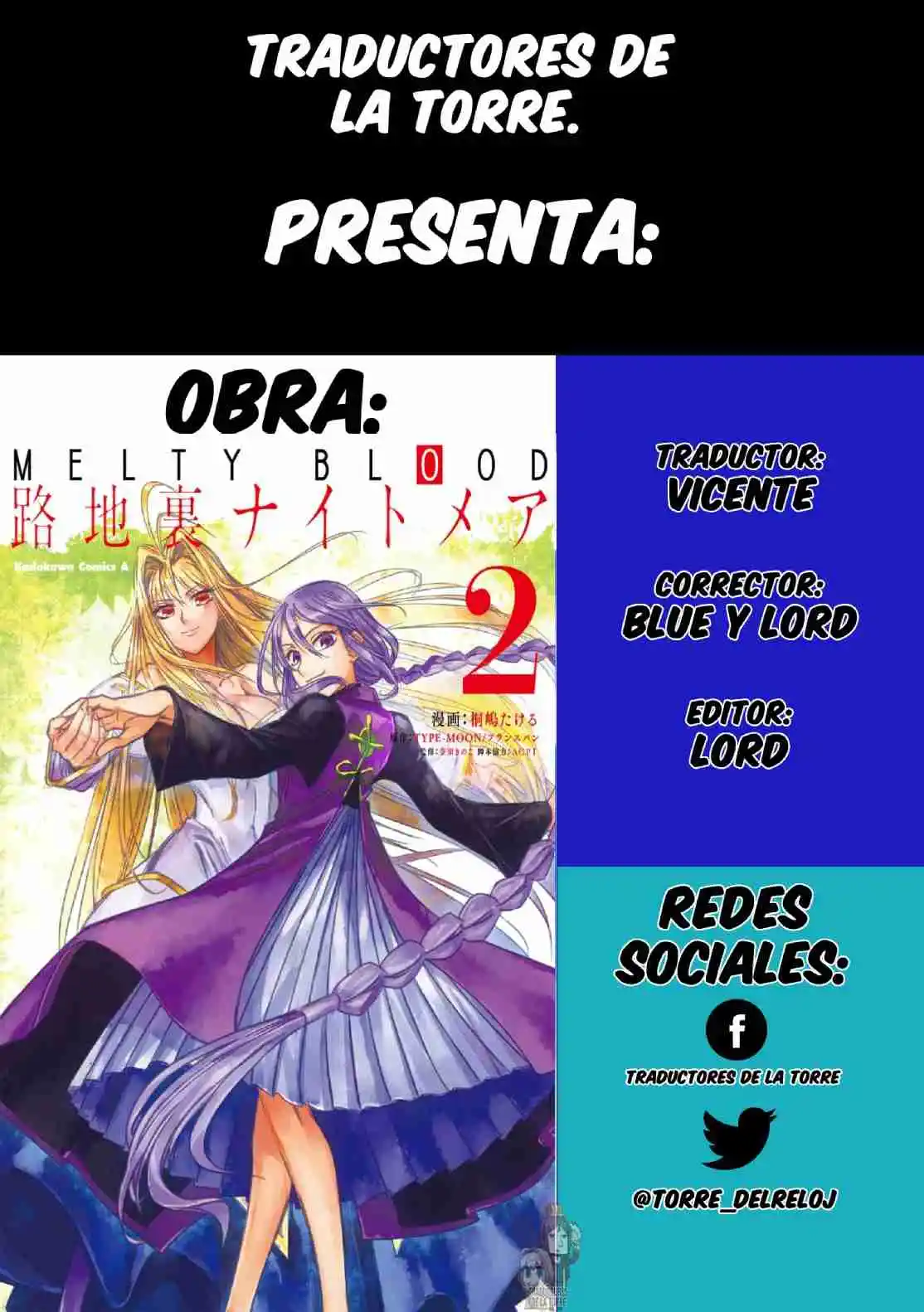 Melty Blood - Back Alley Alliance Nightmare - Capítulo 9 - Página 1 - LectorTMOo
