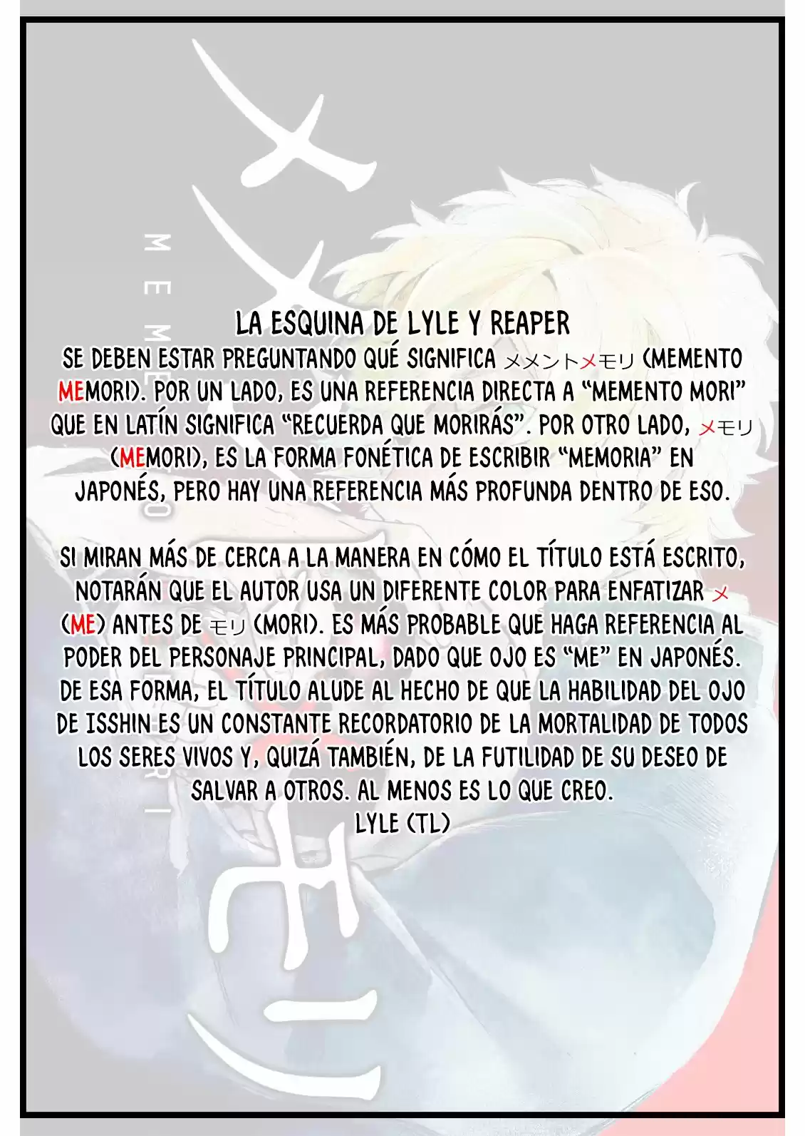 Memento Mori - Capítulo 2 - Página 18 - LectorTMOo