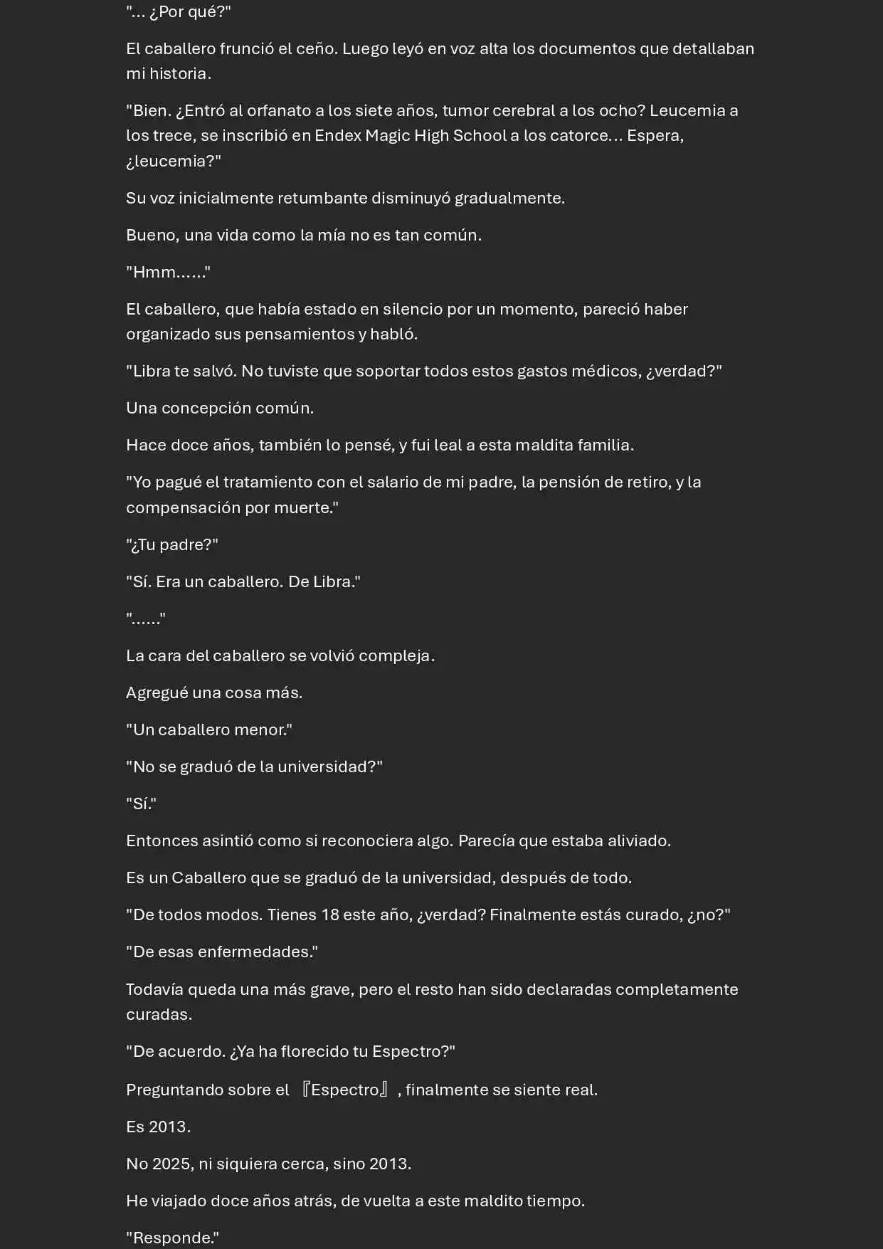 Memoirs Of The Returnee (Novela) - Capítulo 2 - Página 3 - LectorTMOo