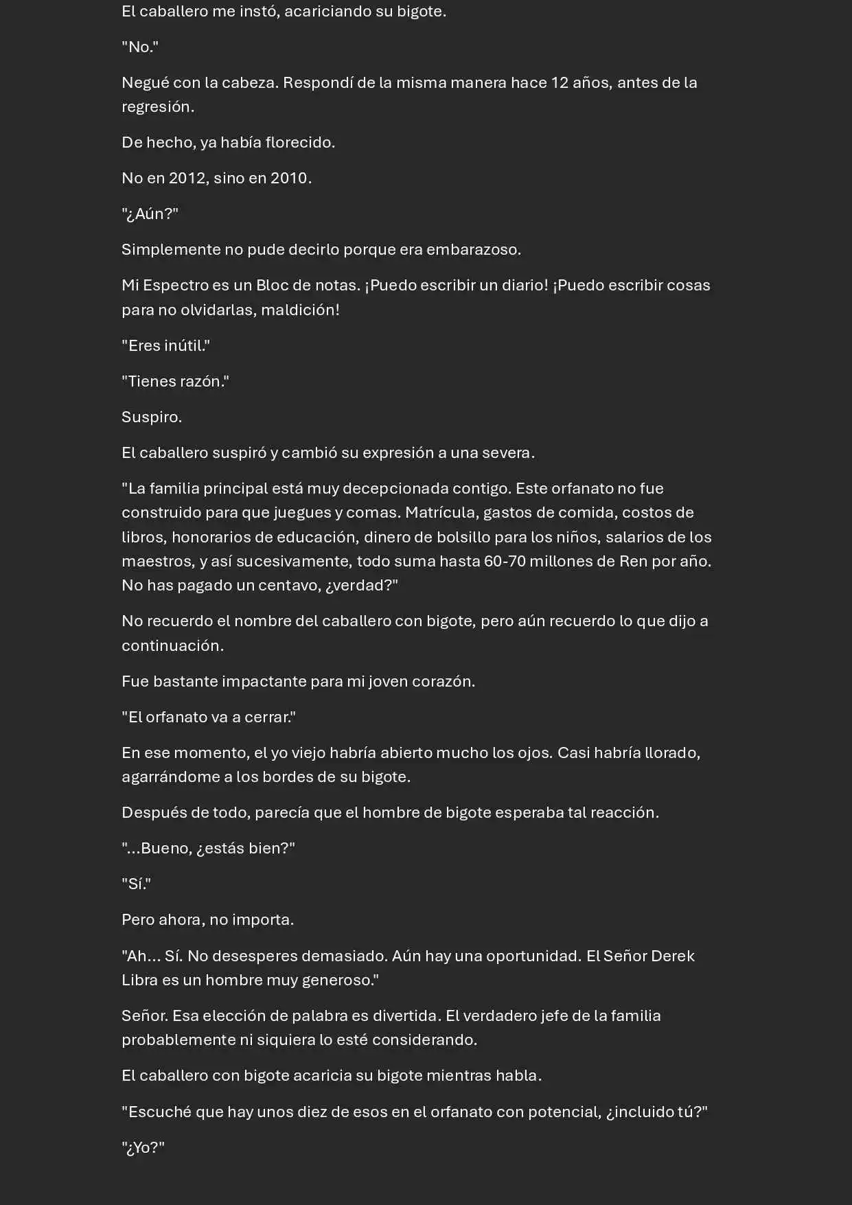Memoirs Of The Returnee (Novela) - Capítulo 2 - Página 4 - LectorTMOo