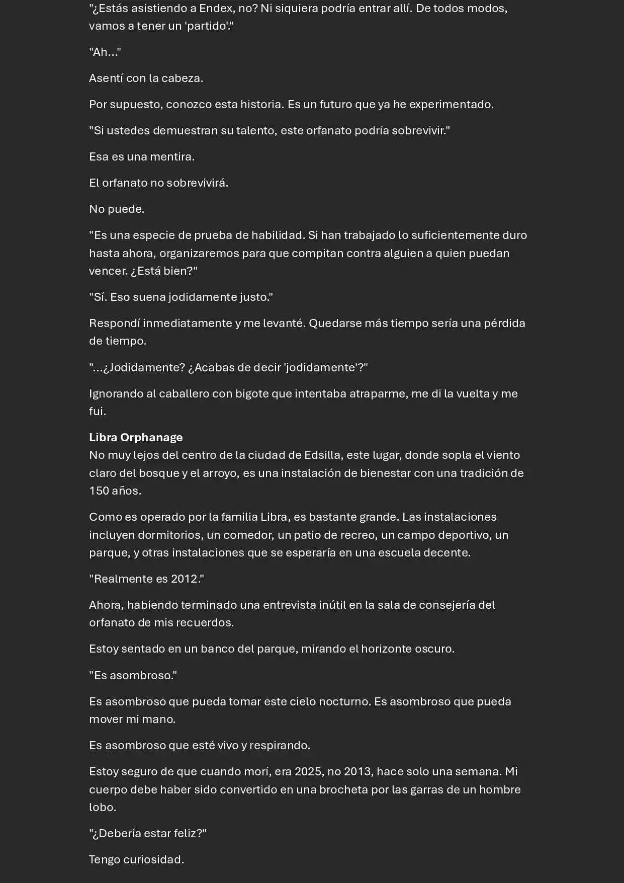 Memoirs Of The Returnee (Novela) - Capítulo 2 - Página 5 - LectorTMOo