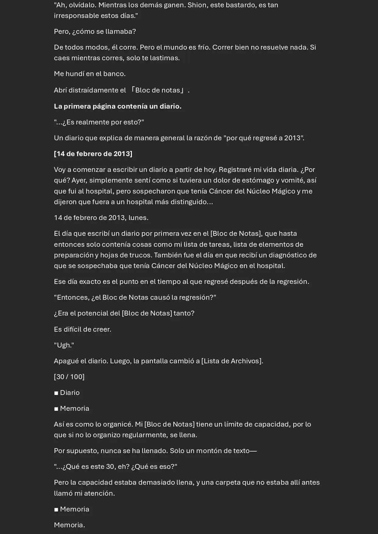 Memoirs Of The Returnee (Novela) - Capítulo 2 - Página 7 - LectorTMOo