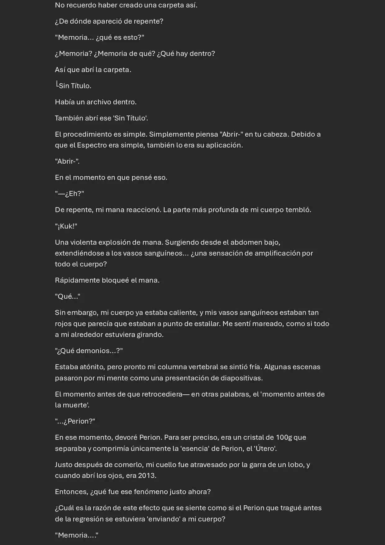 Memoirs Of The Returnee (Novela) - Capítulo 2 - Página 8 - LectorTMOo