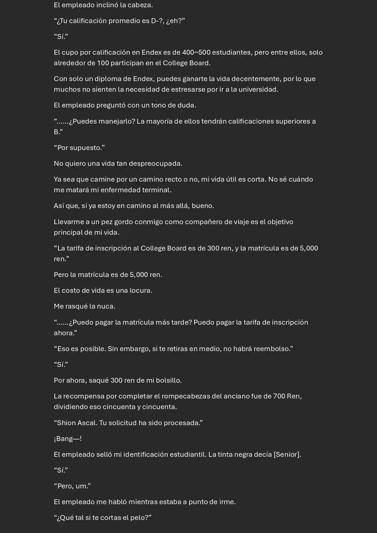 Memoirs Of The Returnee (Novela) - Capítulo 7 - Página 7 - LectorTMOo