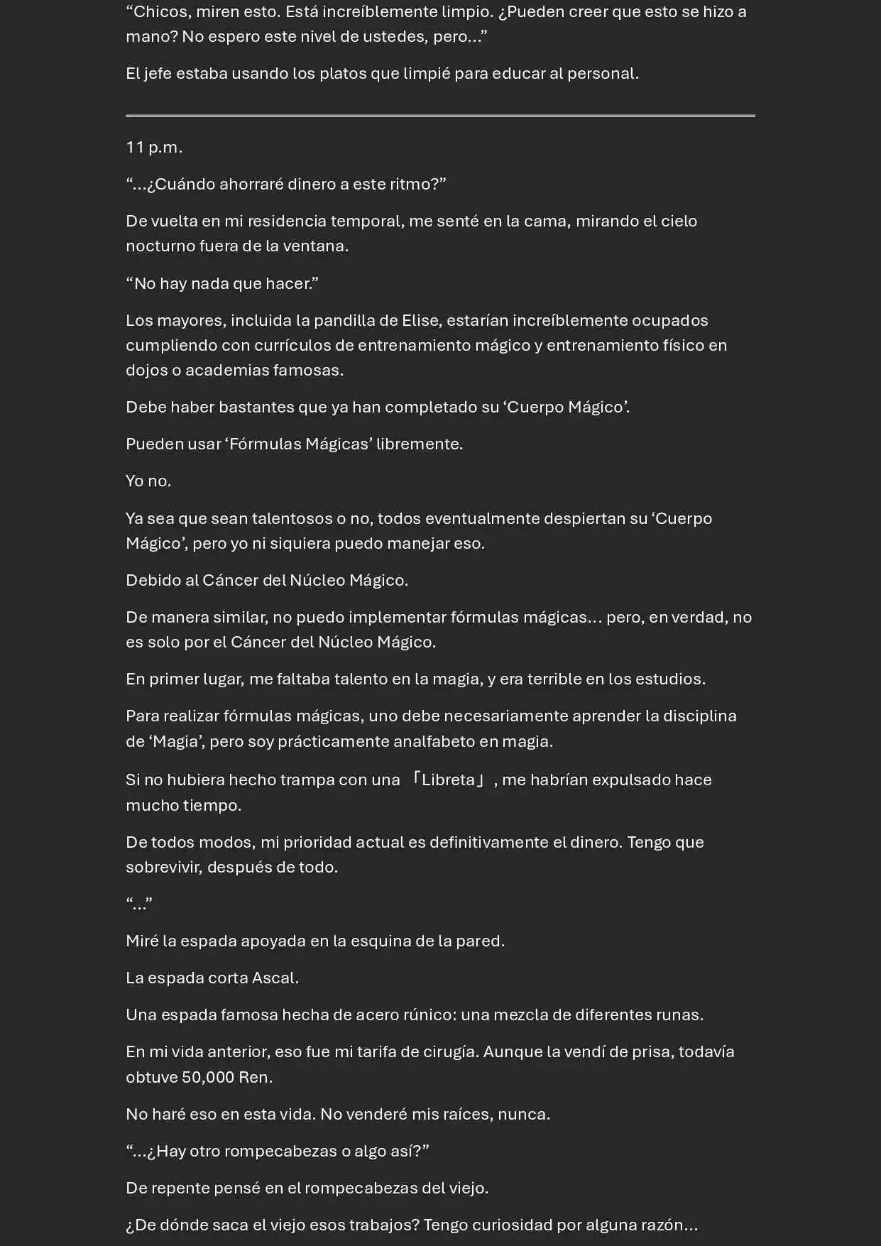 Memoirs Of The Returnee (Novela) - Capítulo 9 - Página 7 - LectorTMOo