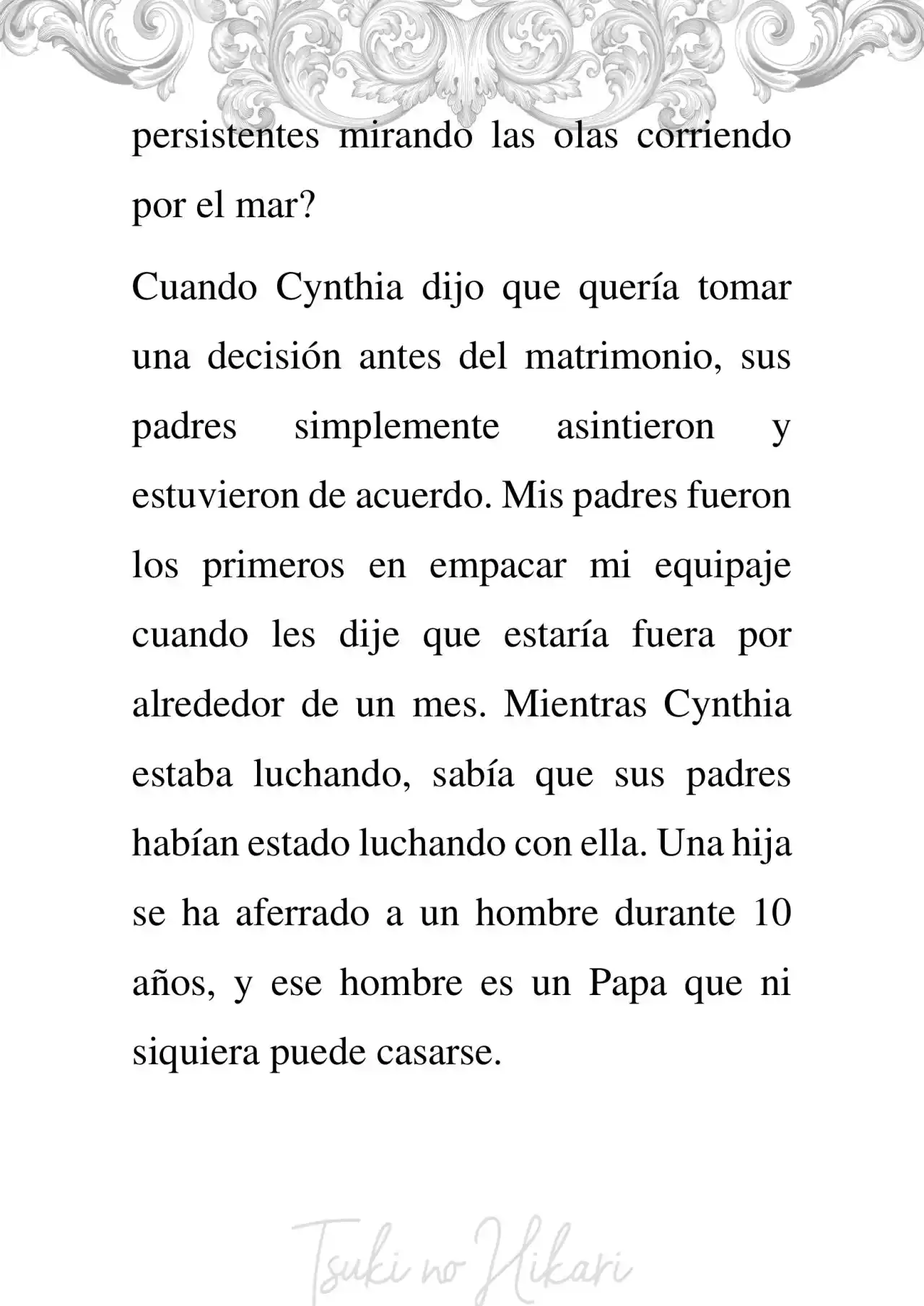 Memorias De Un Amor No Correspondido Por El Papa (Novela) - Capítulo - Página 12 - LectorTMOo