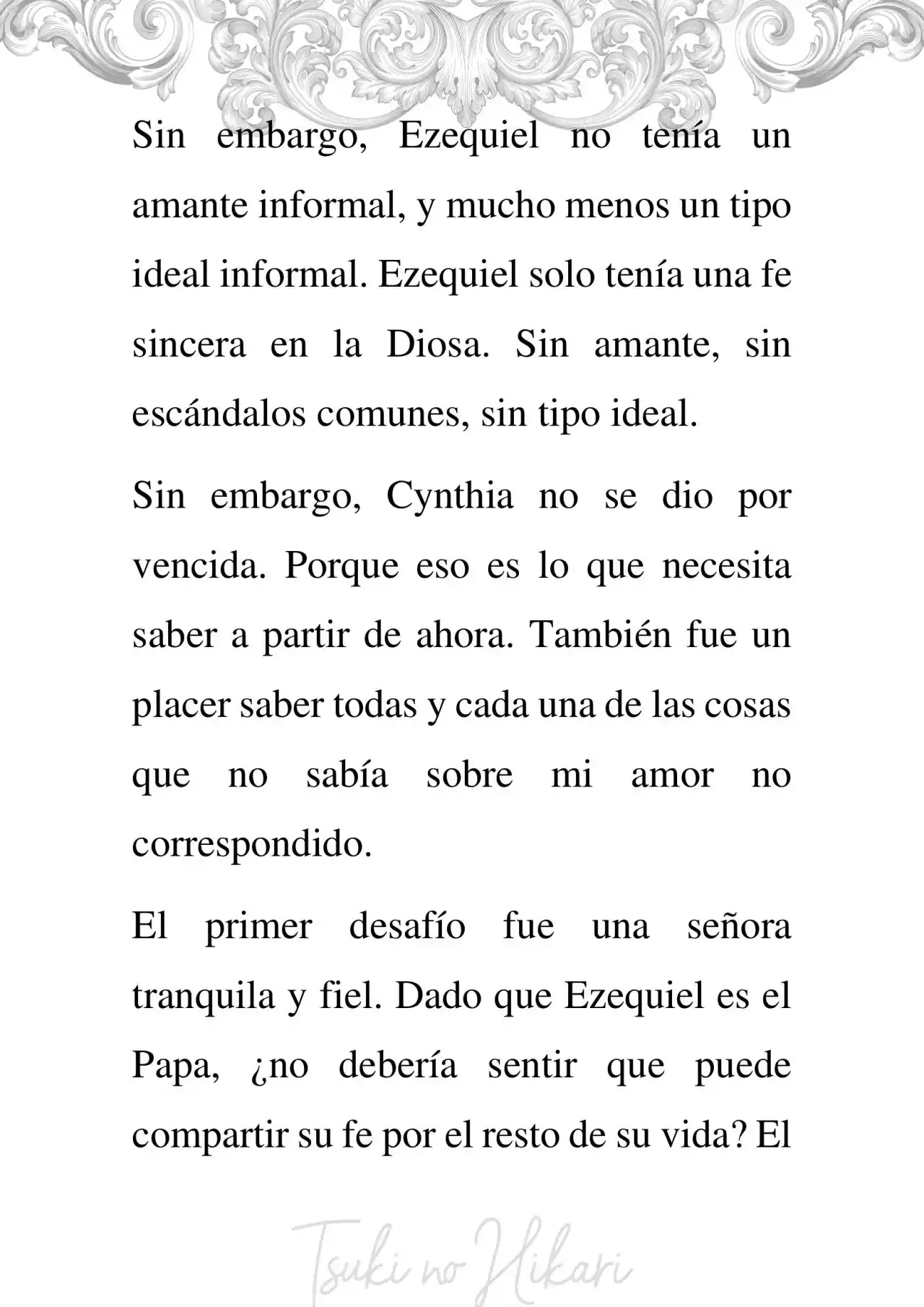 Memorias De Un Amor No Correspondido Por El Papa (Novela) - Capítulo 3 - Página 7 - LectorTMOo