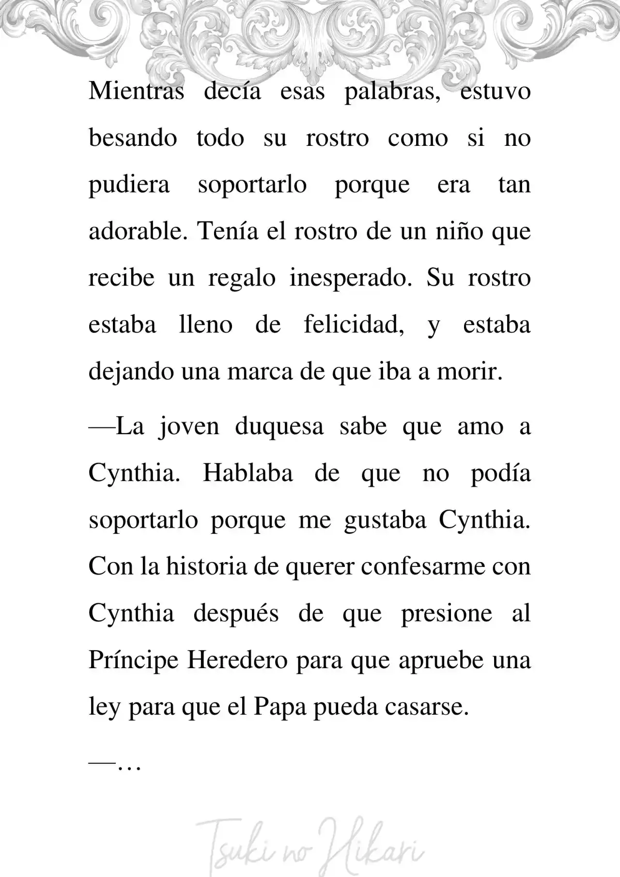 Memorias De Un Amor No Correspondido Por El Papa (Novela) - Capítulo 8 - Página 19 - LectorTMOo