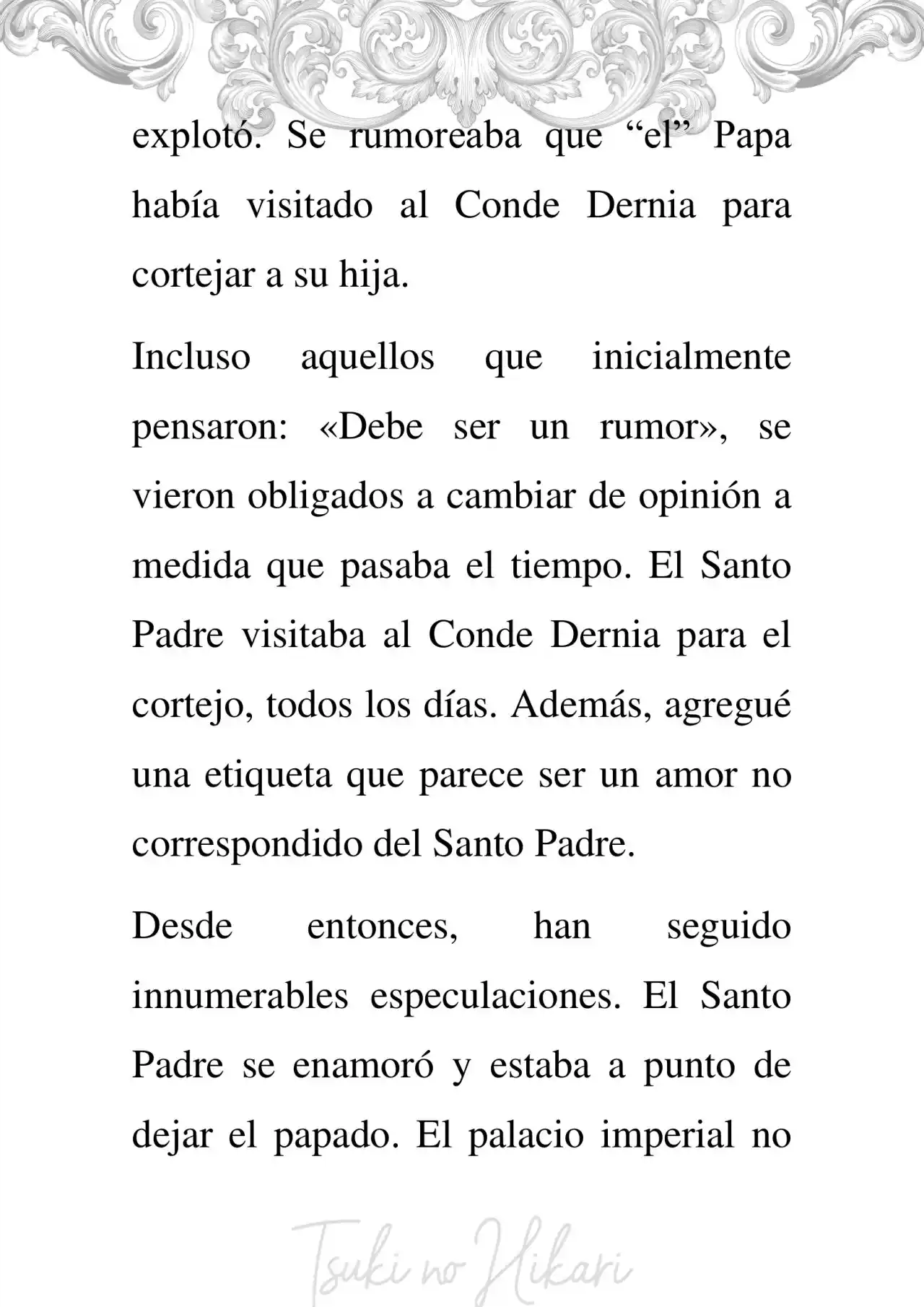 Memorias De Un Amor No Correspondido Por El Papa (Novela) - Capítulo 9 - Página 16 - LectorTMOo