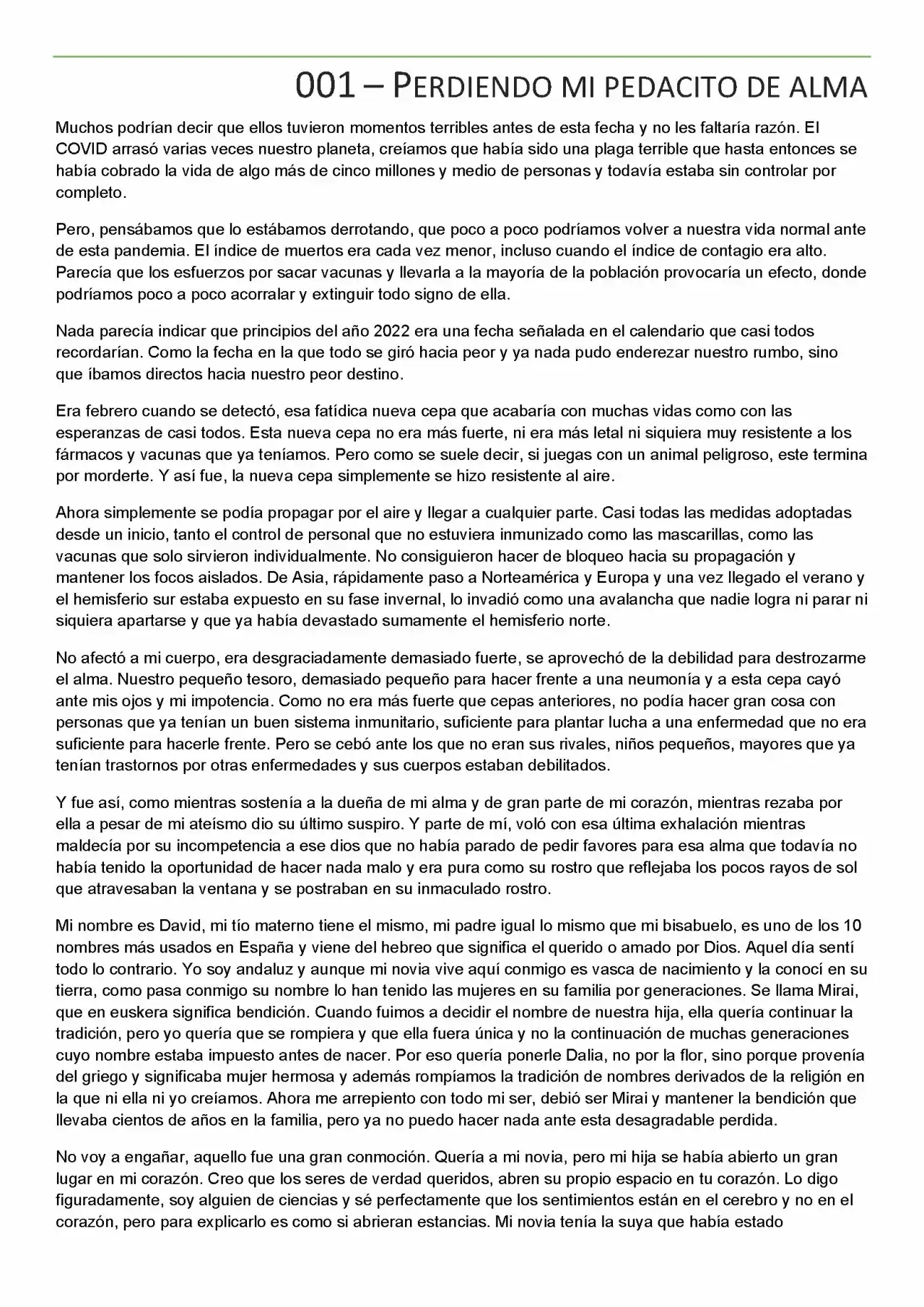 Memorias Del Apocalipsis (Novela) - Capítulo 1 - Página 1 - LectorTMOo