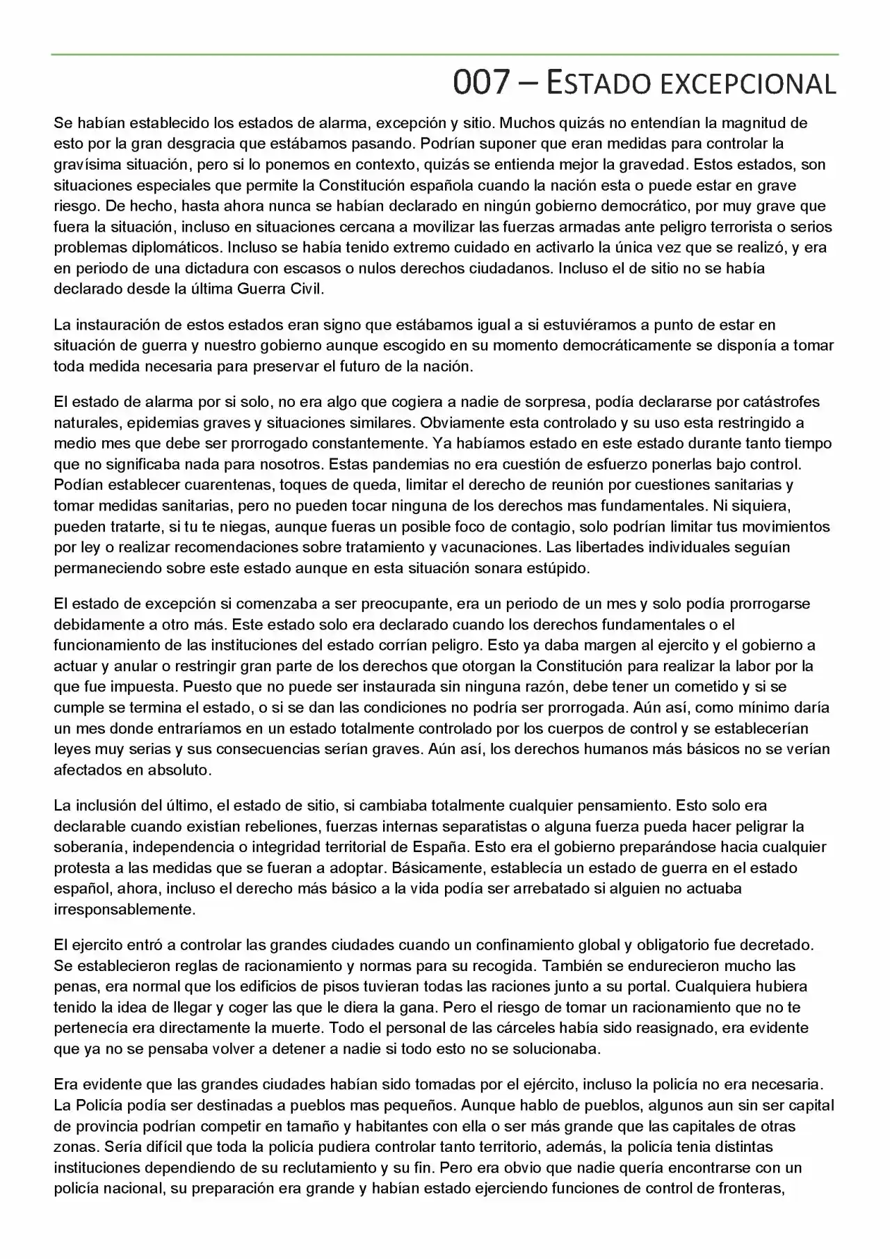 Memorias Del Apocalipsis (Novela) - Capítulo 7 - Página 1 - LectorTMOo