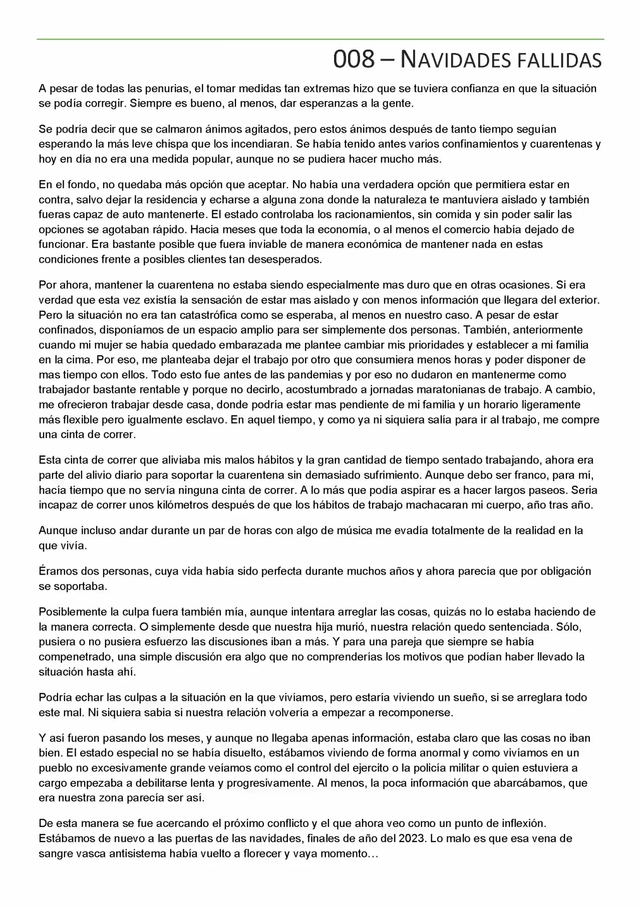 Memorias Del Apocalipsis (Novela) - Capítulo 8 - Página 1 - LectorTMOo