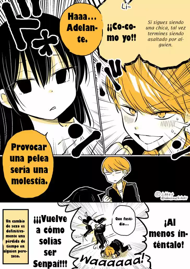 MENDOKUSAGARI DANSHI KOUKOUSEI GA ASA OKITARA ONNANOKO NI NATTEITA HANASHI - Capítulo 1 - Página 4 - LectorTMOo