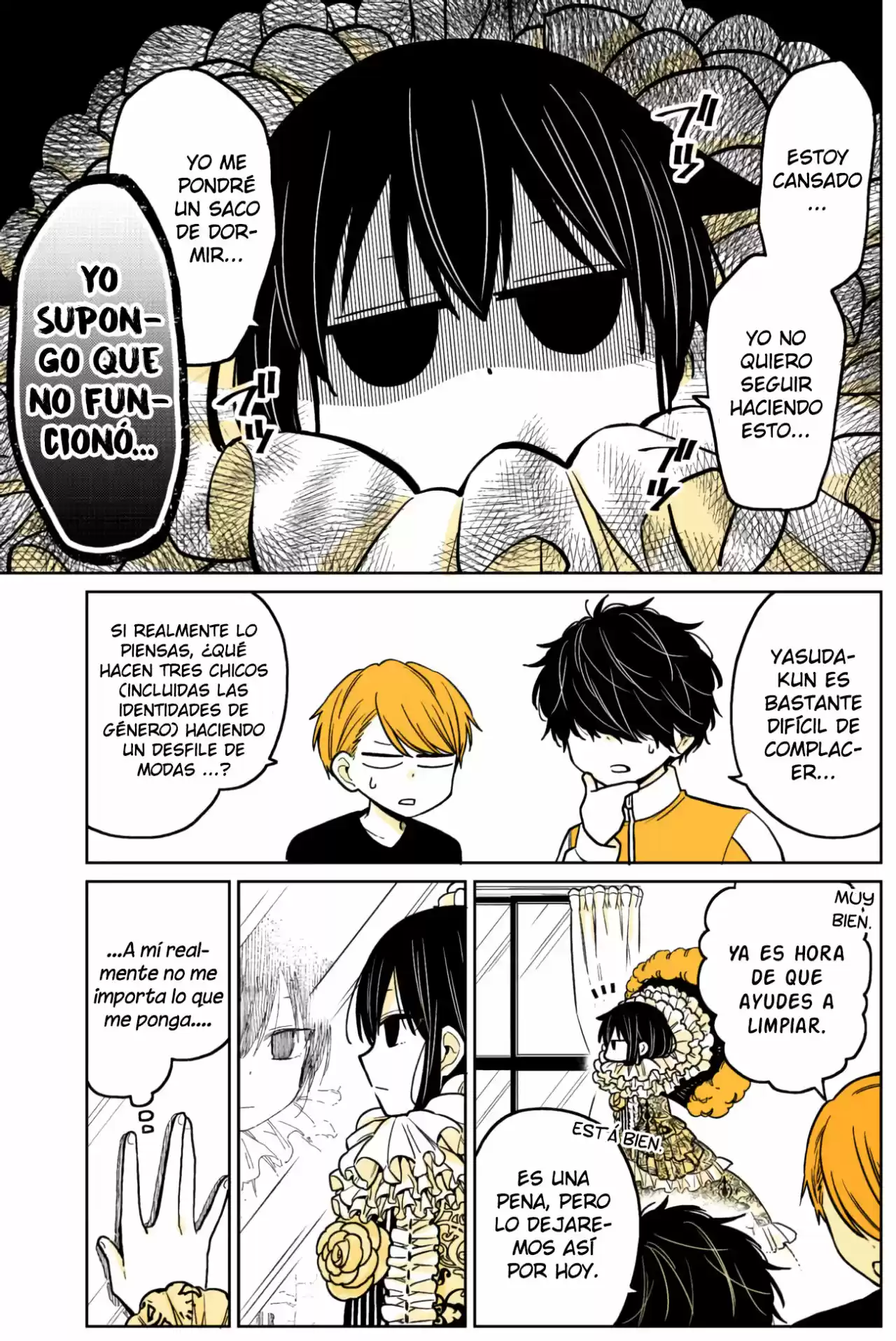 MENDOKUSAGARI DANSHI KOUKOUSEI GA ASA OKITARA ONNANOKO NI NATTEITA HANASHI - Capítulo 11.50 - Página 4 - LectorTMOo