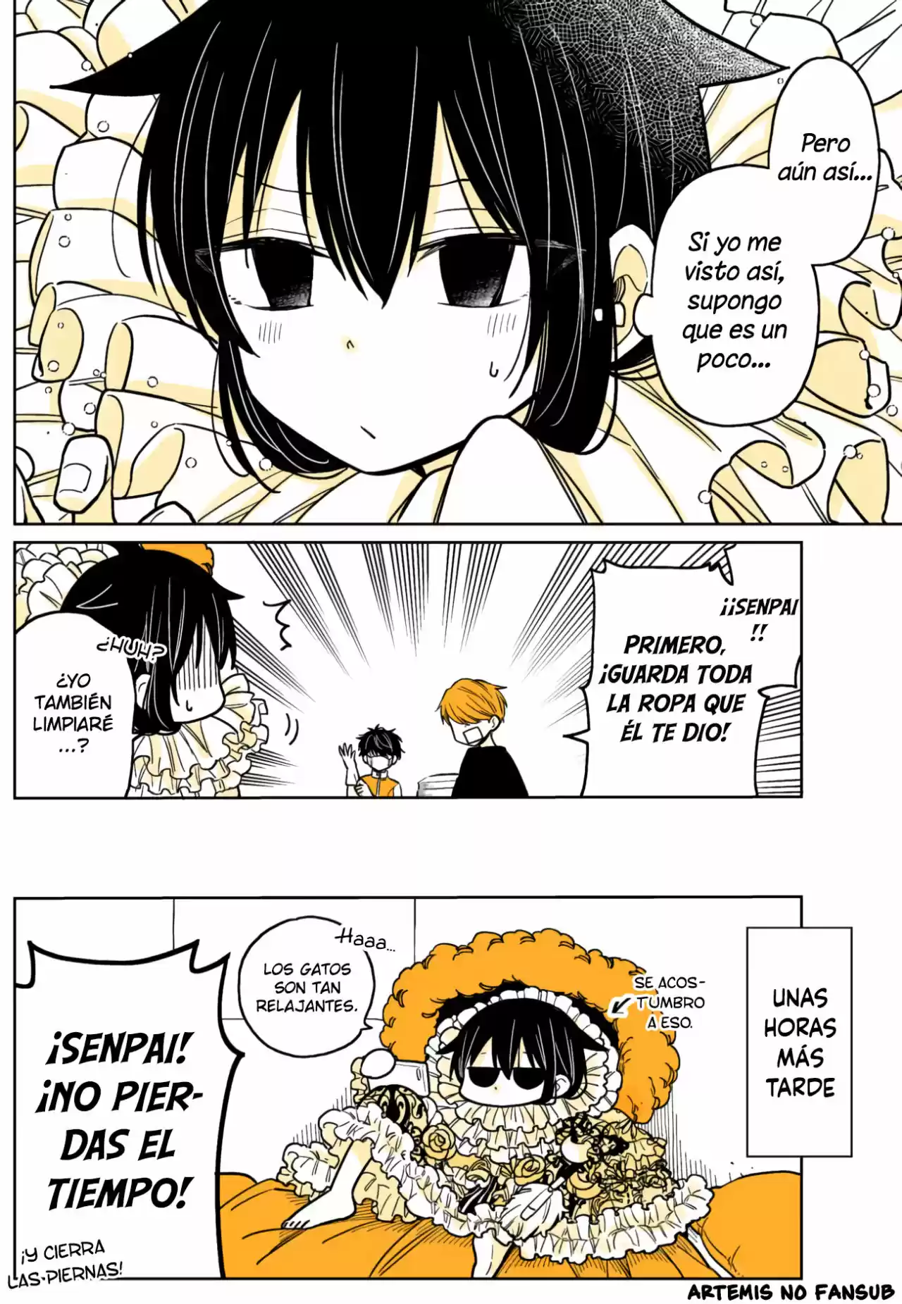 MENDOKUSAGARI DANSHI KOUKOUSEI GA ASA OKITARA ONNANOKO NI NATTEITA HANASHI - Capítulo 11.50 - Página 5 - LectorTMOo
