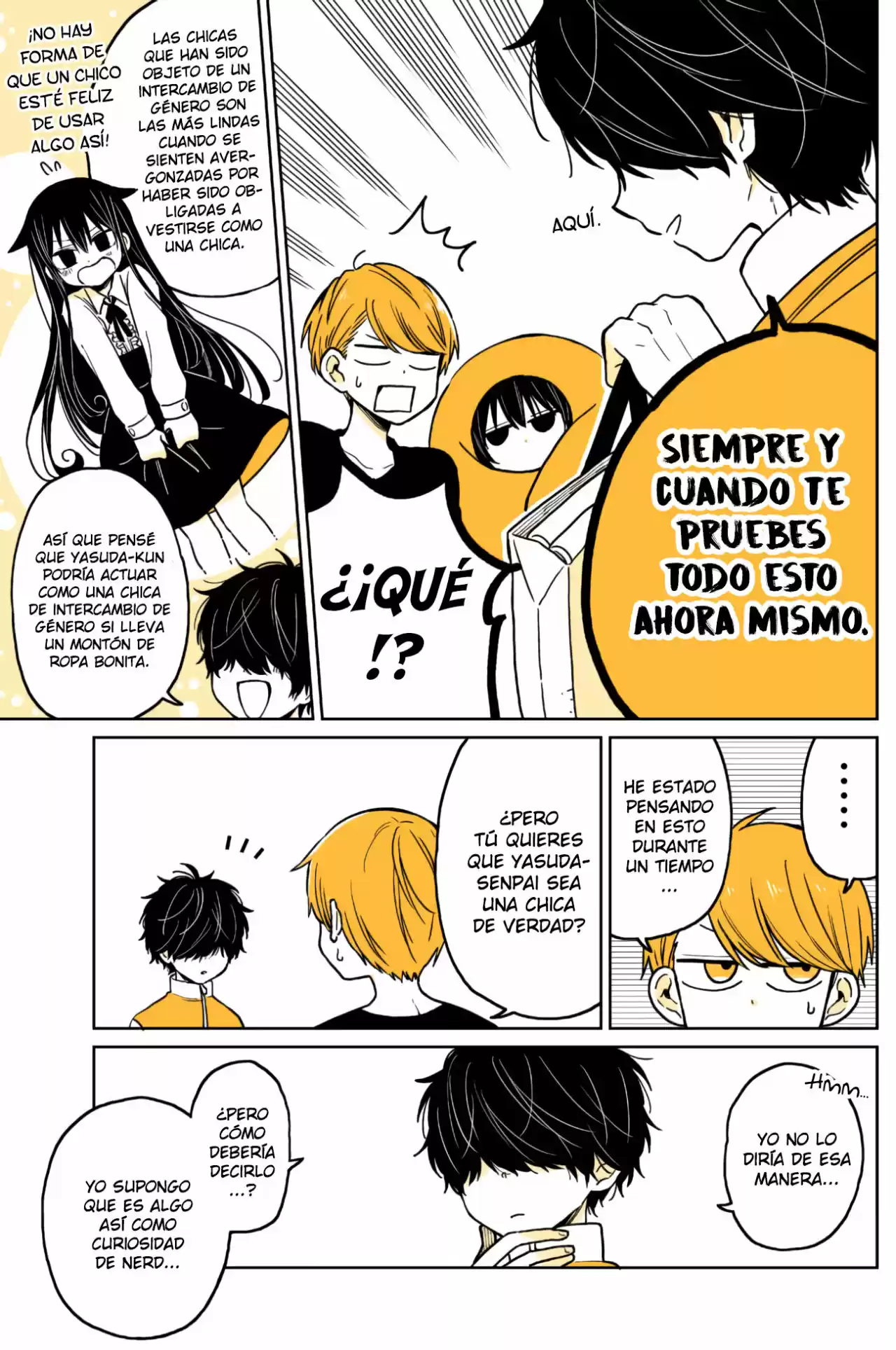 MENDOKUSAGARI DANSHI KOUKOUSEI GA ASA OKITARA ONNANOKO NI NATTEITA HANASHI - Capítulo 11 - Página 5 - LectorTMOo