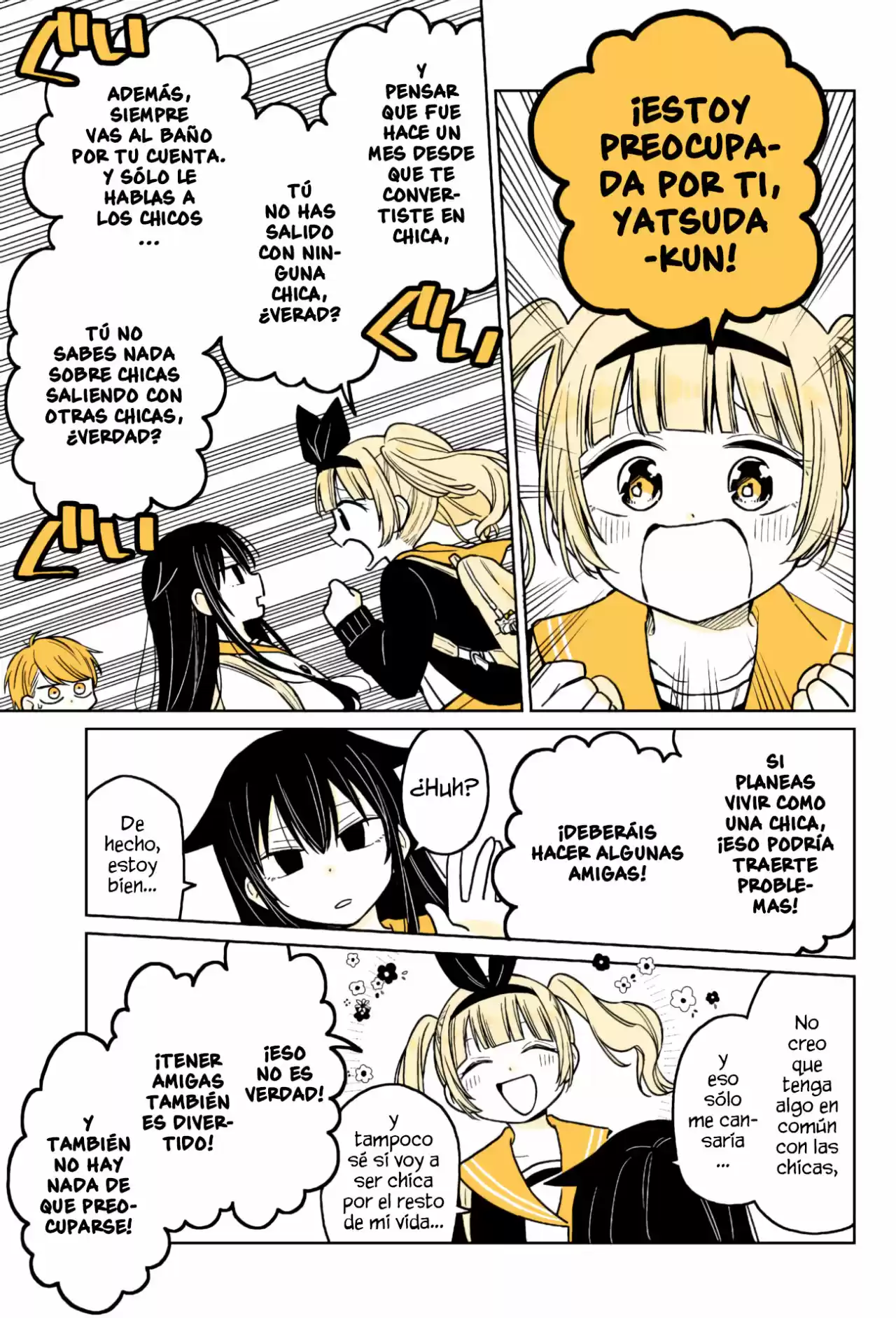 MENDOKUSAGARI DANSHI KOUKOUSEI GA ASA OKITARA ONNANOKO NI NATTEITA HANASHI - Capítulo 12 - Página 5 - LectorTMOo