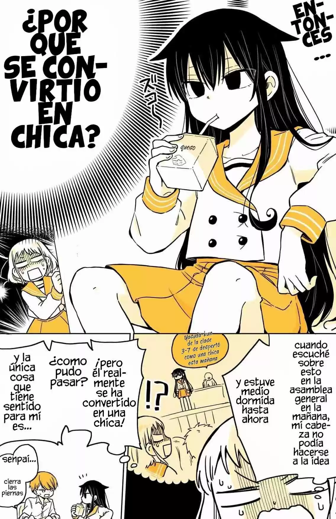 MENDOKUSAGARI DANSHI KOUKOUSEI GA ASA OKITARA ONNANOKO NI NATTEITA HANASHI - Capítulo 8 - Página 4 - LectorTMOo