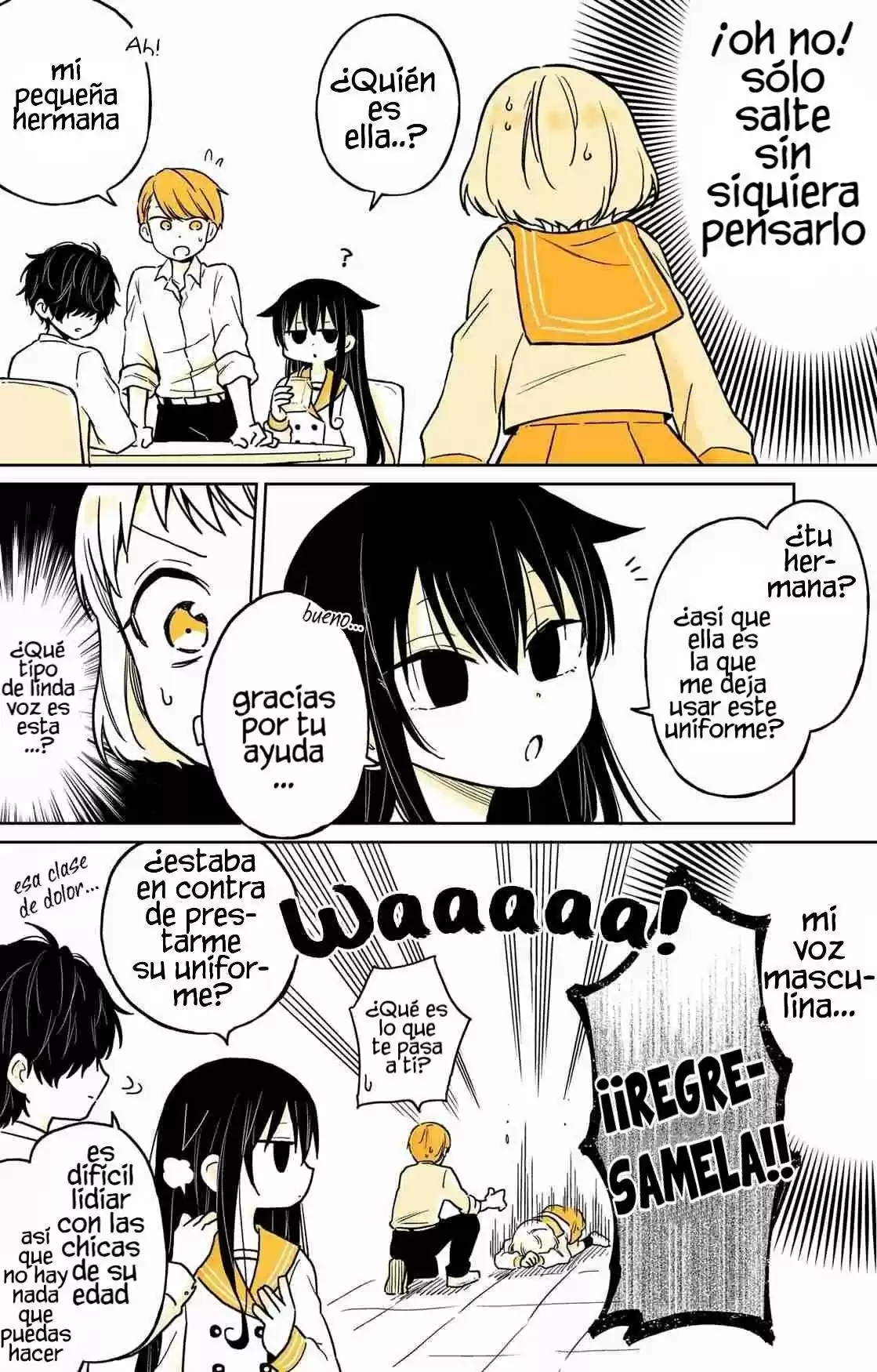 MENDOKUSAGARI DANSHI KOUKOUSEI GA ASA OKITARA ONNANOKO NI NATTEITA HANASHI - Capítulo 8 - Página 6 - LectorTMOo