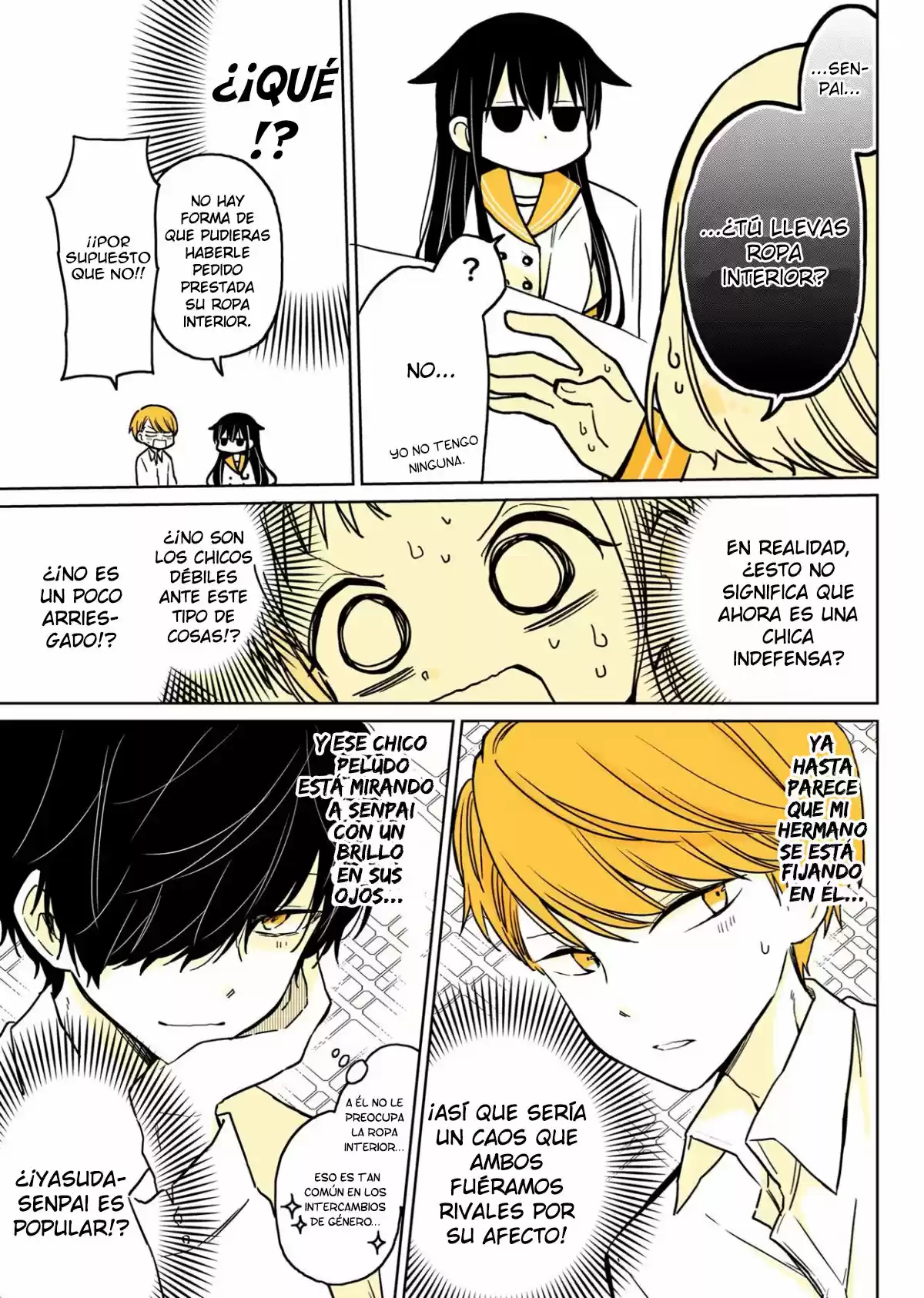 MENDOKUSAGARI DANSHI KOUKOUSEI GA ASA OKITARA ONNANOKO NI NATTEITA HANASHI - Capítulo 9 - Página 6 - LectorTMOo