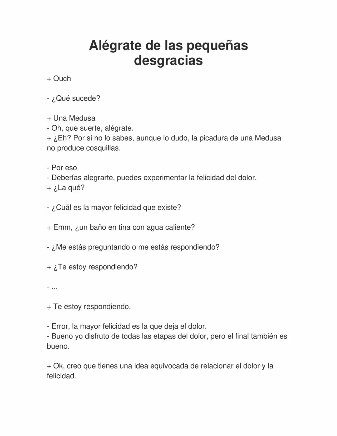 Menos Por Más (Novela) - Capítulo 1 - Página 1 - LectorTMOo