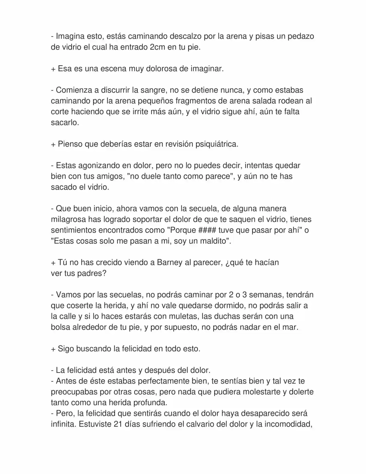 Menos Por Más (Novela) - Capítulo 1 - Página 2 - LectorTMOo