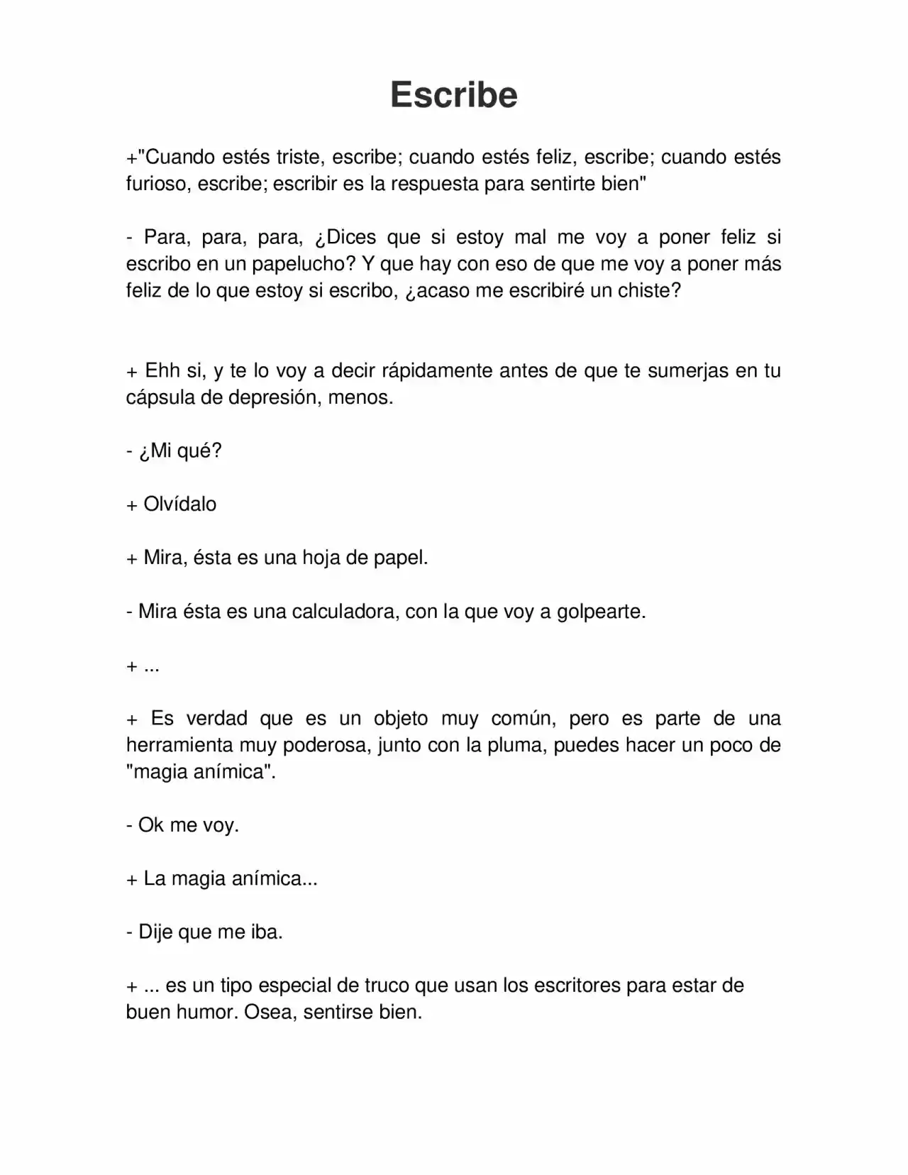 Menos Por Más (Novela) - Capítulo 2 - Página 1 - LectorTMOo