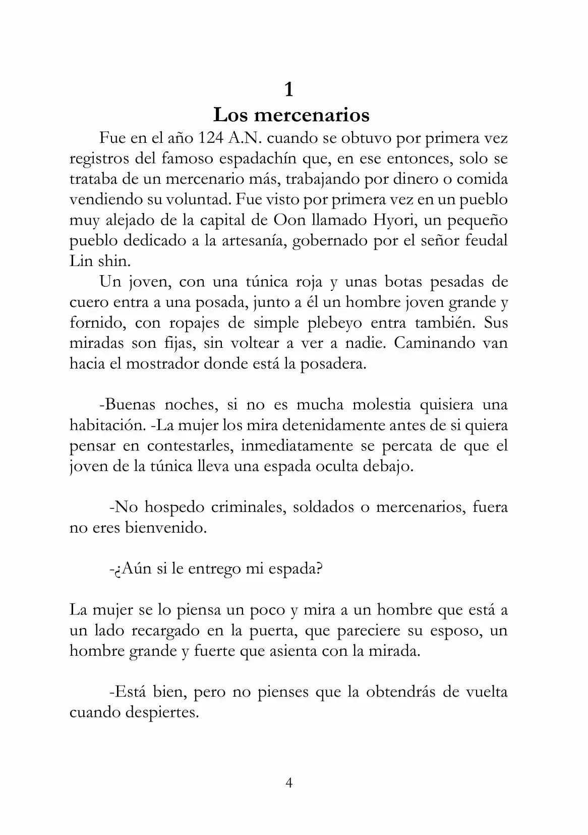 Mercenarios De Ryuterra (Novela) - Capítulo 1 - Página 3 - LectorTMOo