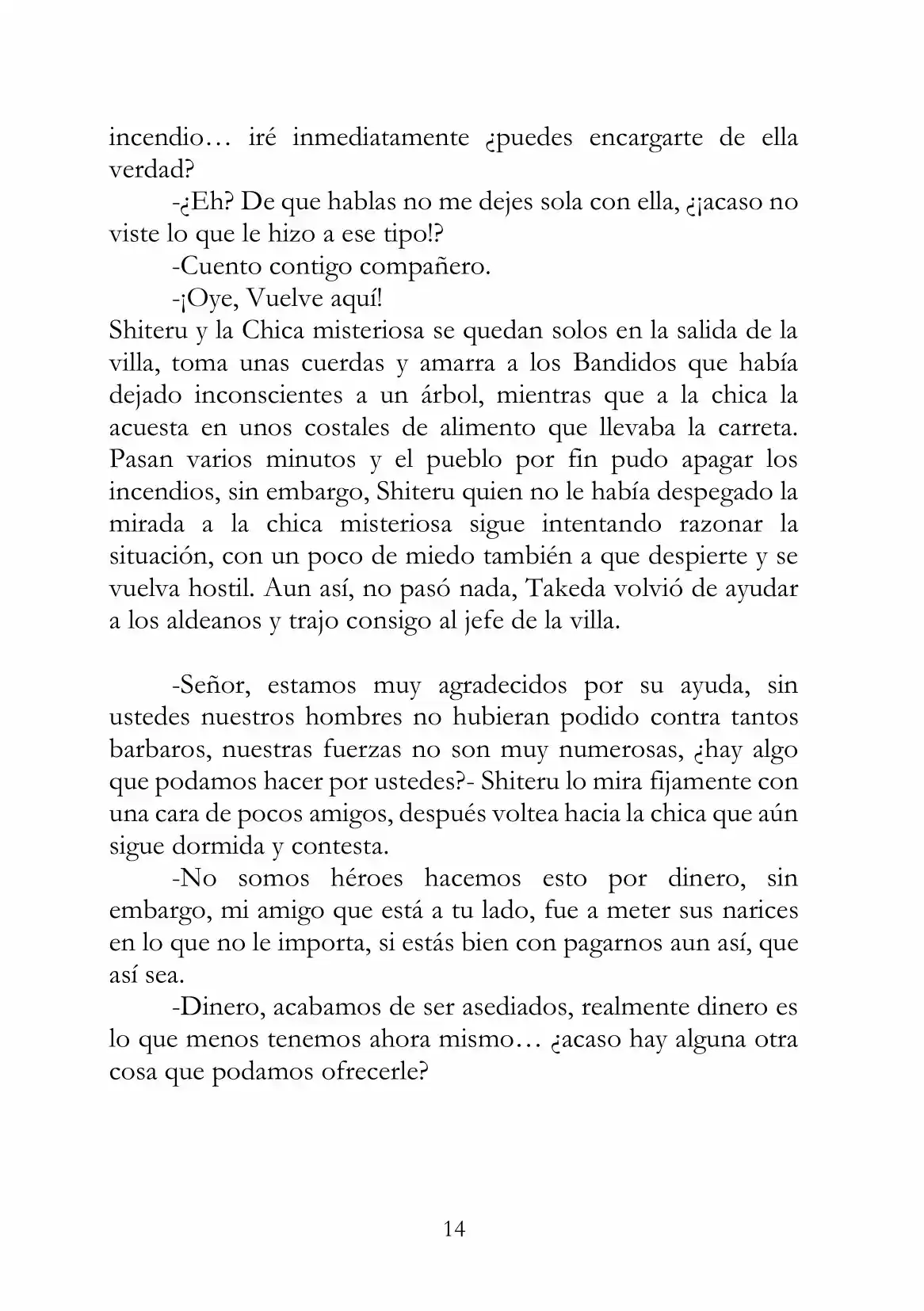 Mercenarios De Ryuterra (Novela) - Capítulo 1 - Página 13 - LectorTMOo