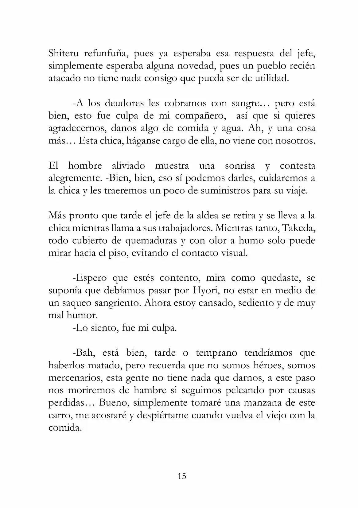 Mercenarios De Ryuterra (Novela) - Capítulo 1 - Página 14 - LectorTMOo