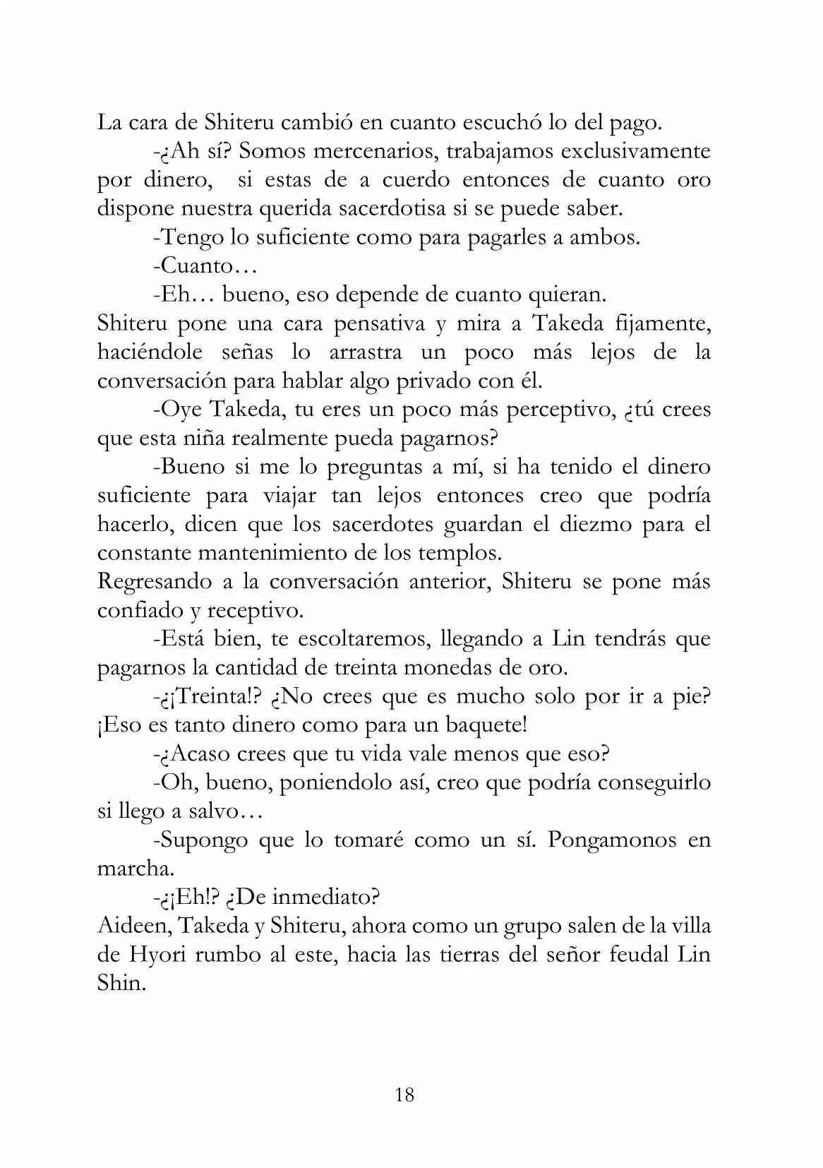 Mercenarios De Ryuterra (Novela) - Capítulo 1 - Página 17 - LectorTMOo